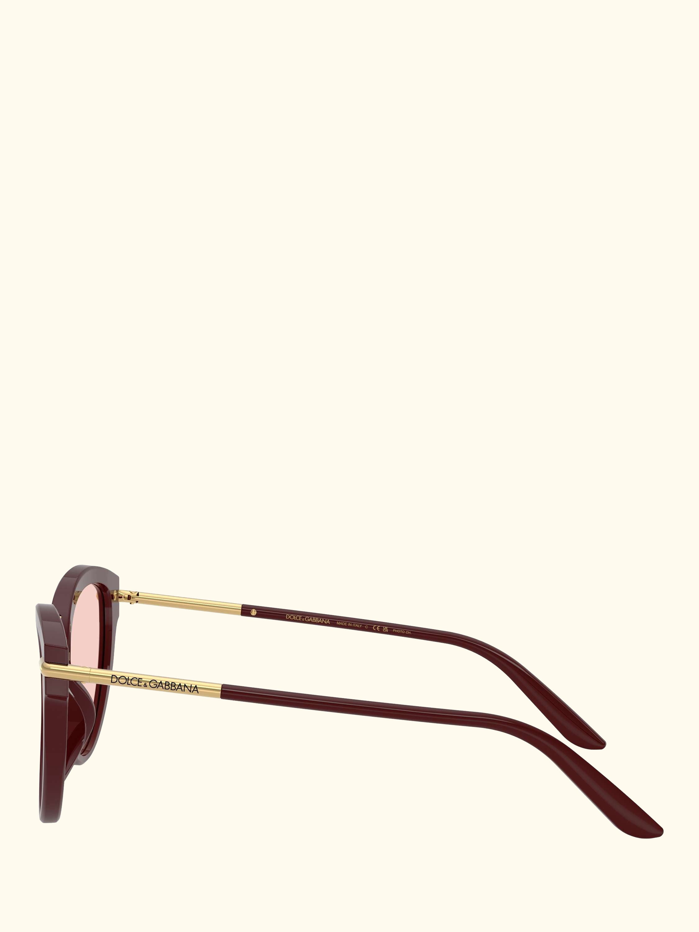 DG4492 Women's Butterfly Sunglasses, Bordeaux/Pink