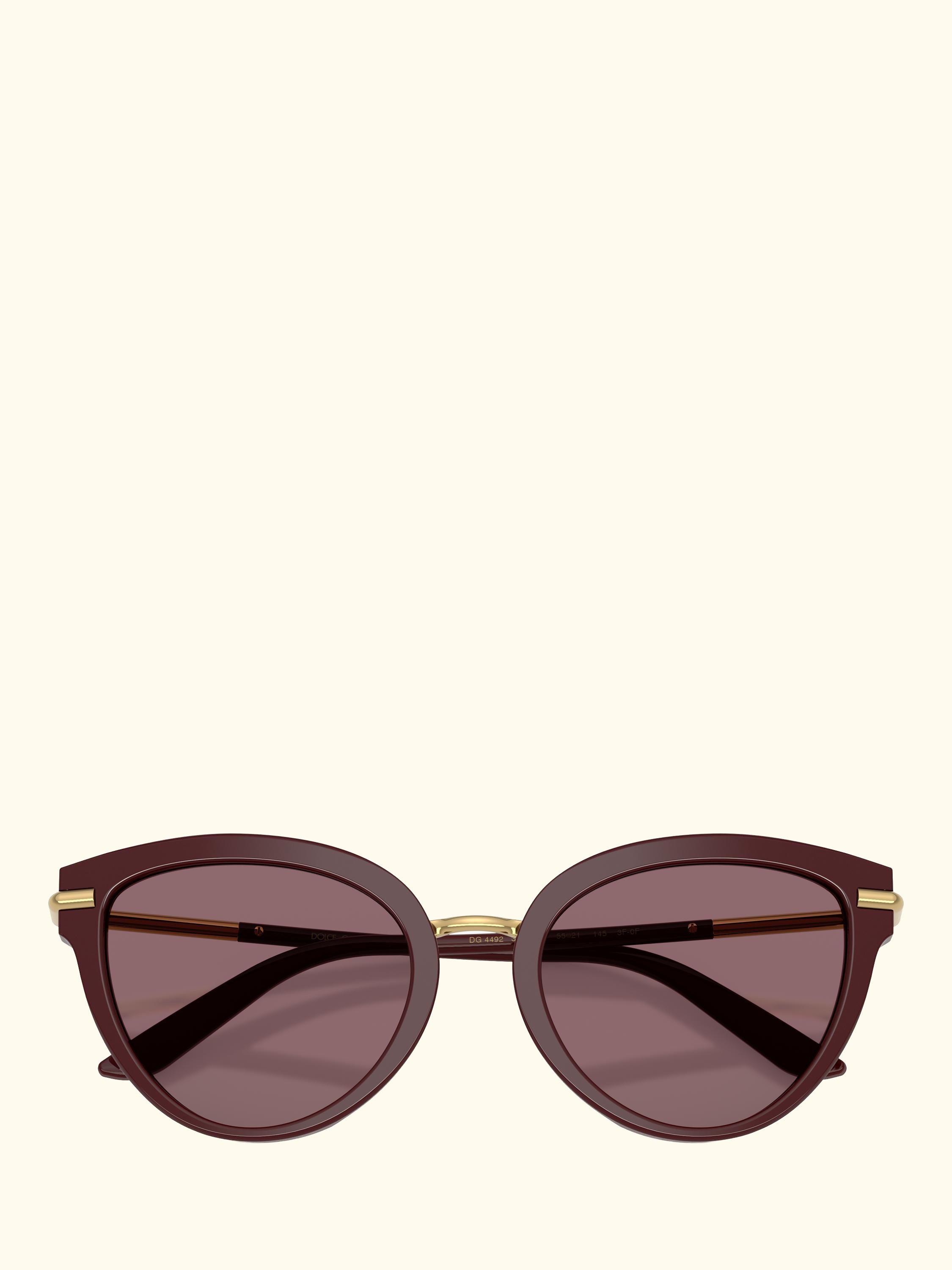 DG4492 Women's Butterfly Sunglasses, Bordeaux/Pink