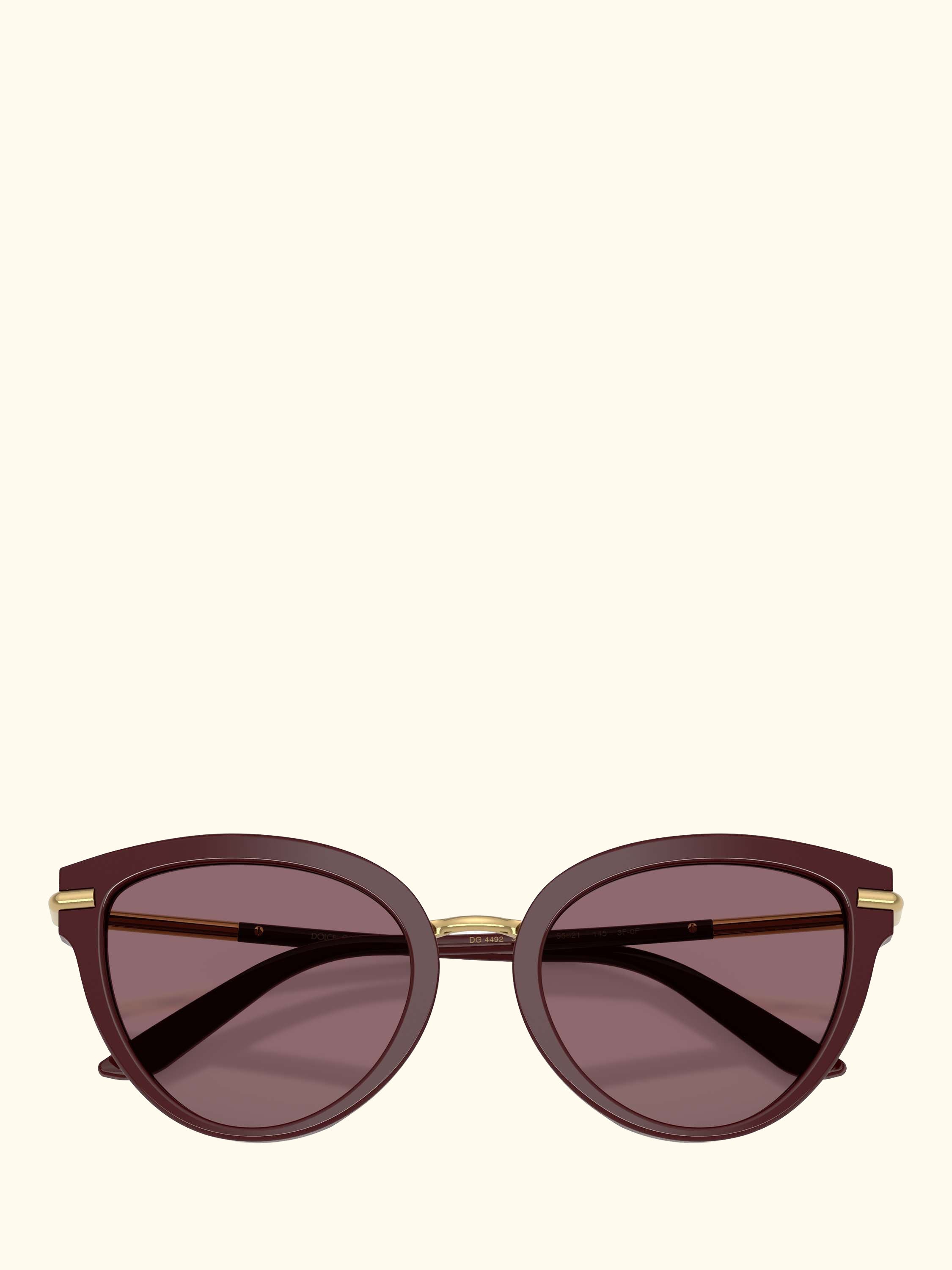 DG4492 Women's Butterfly Sunglasses, Bordeaux/Pink