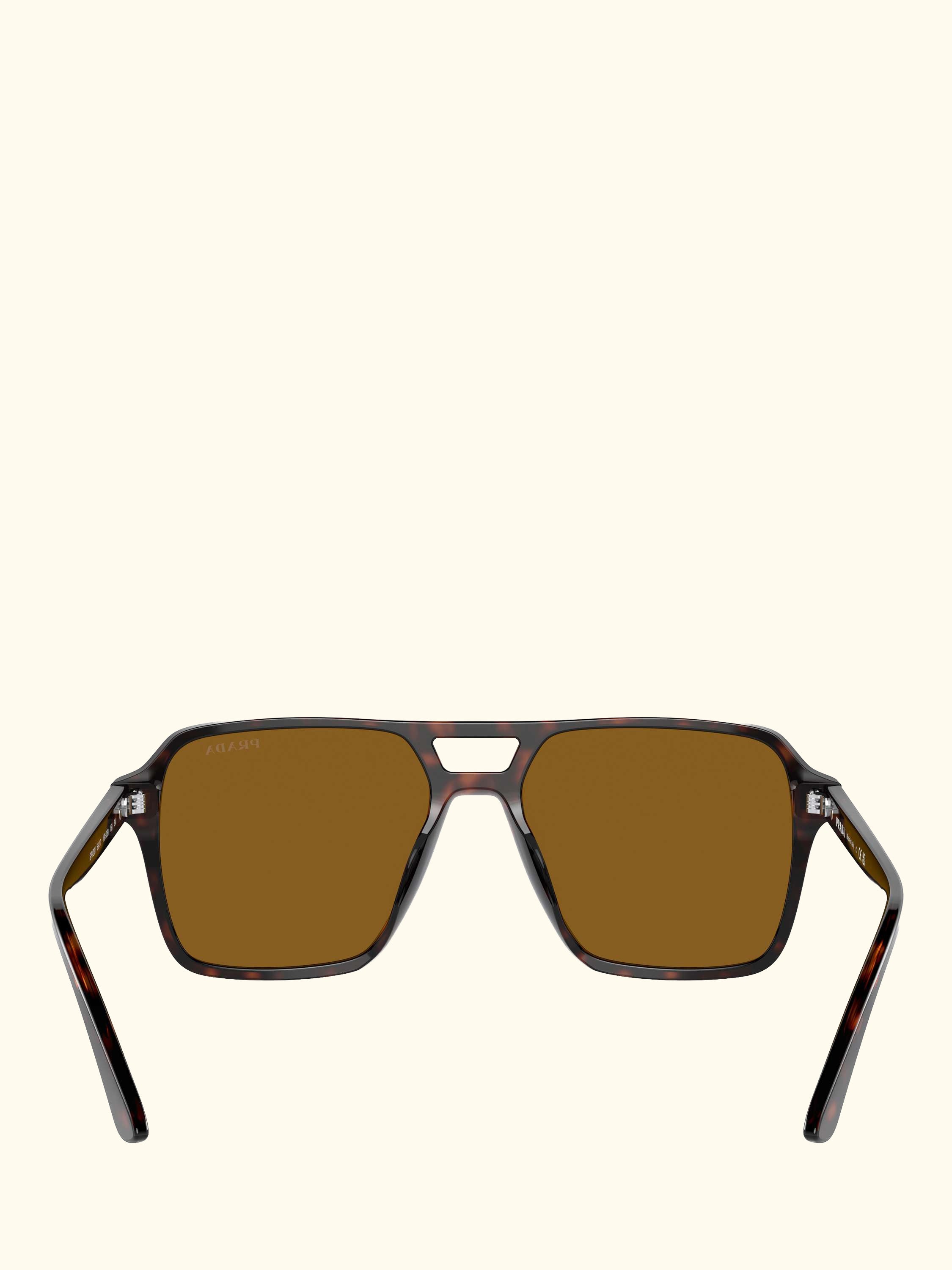 PR 20YS Men's Square Sunglasses, Havana/Brown