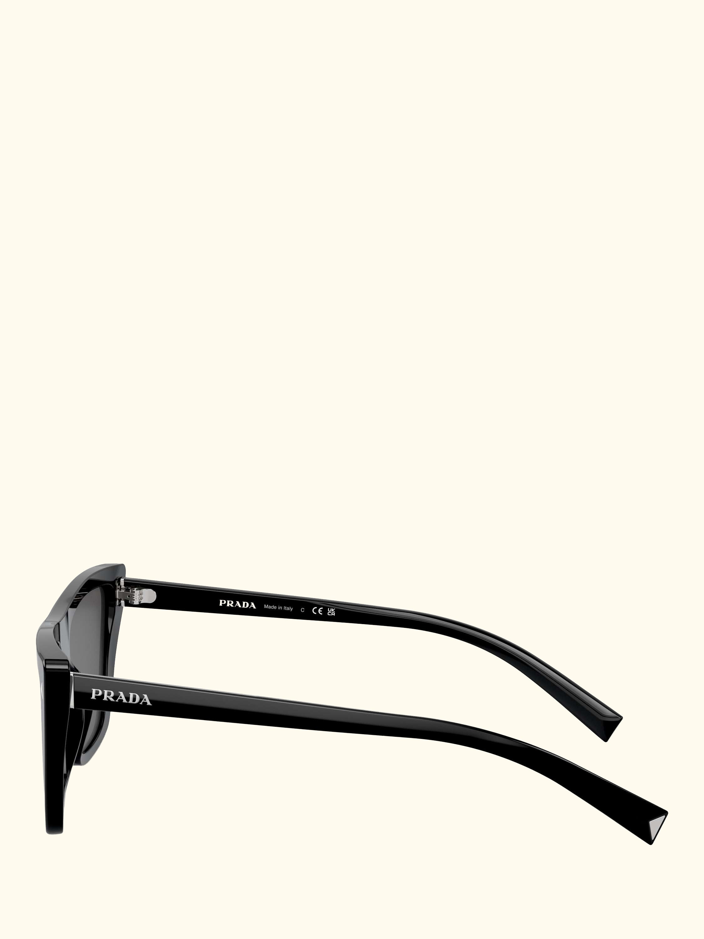 PR 21ZS Women's Butterfly Sunglasses, Black