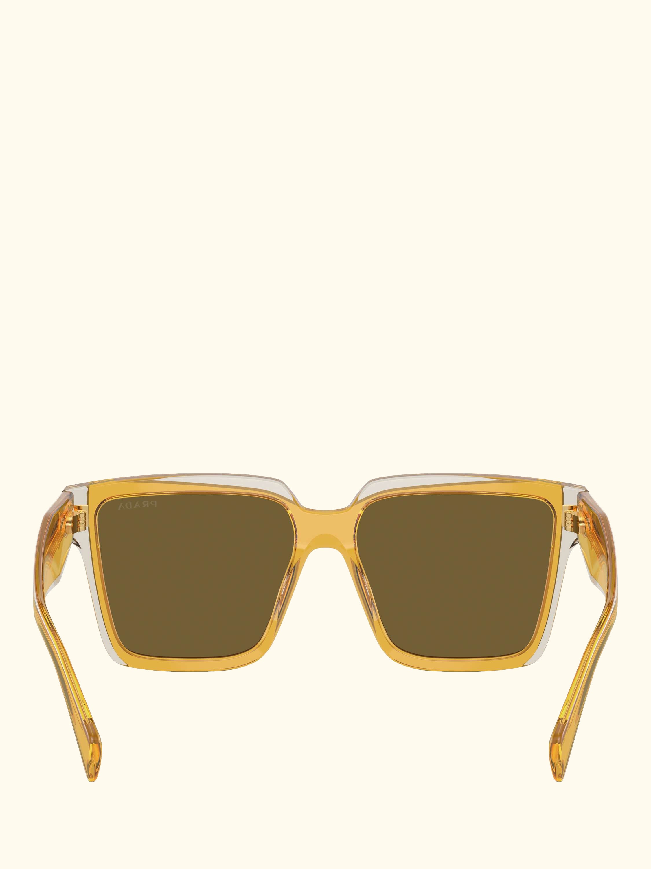 PR 24ZS Women's Square Sunglasses, Ochre/Crystal Grey