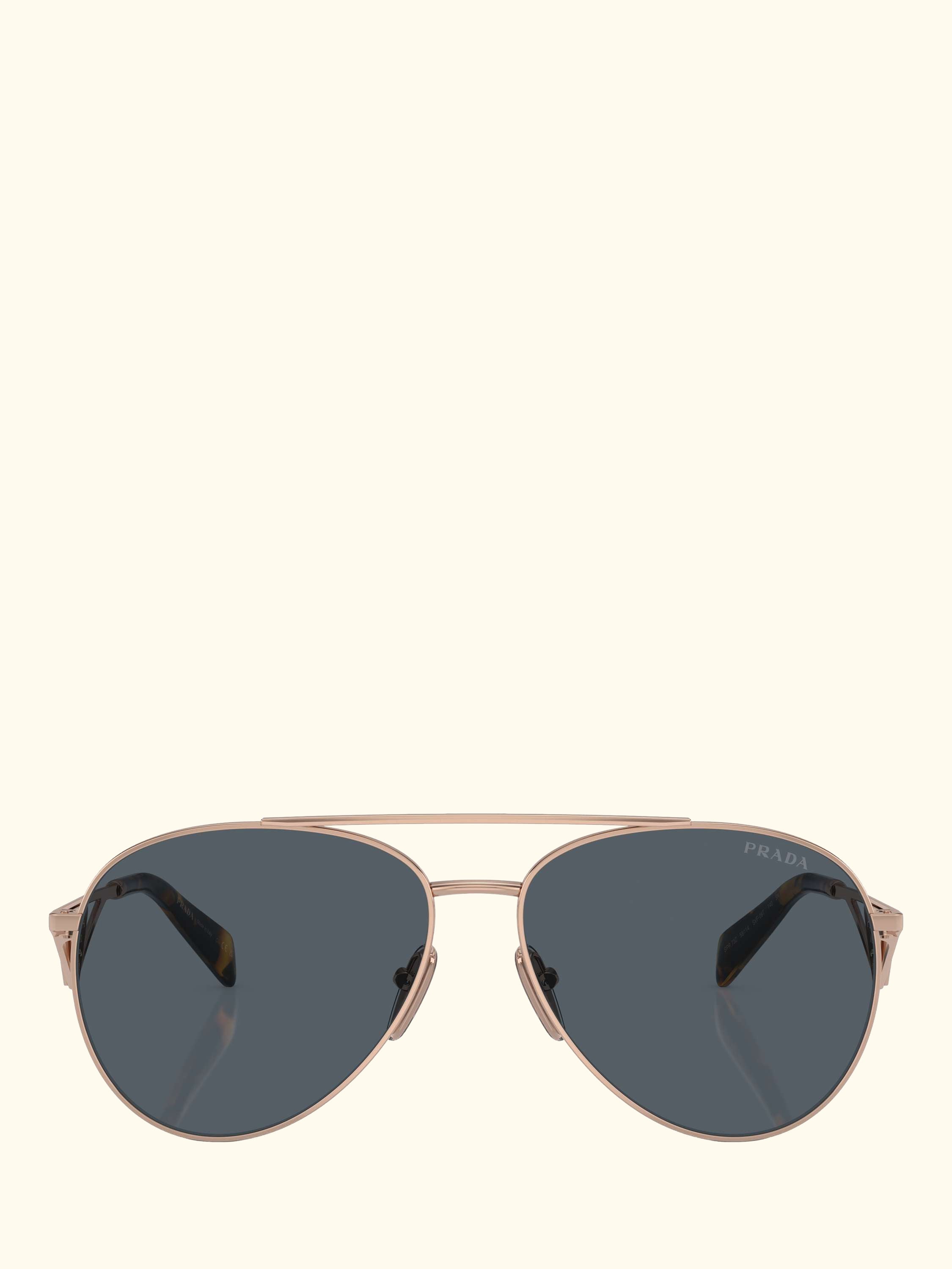 PR 73ZS Women's Aviator Sunglasses, Rose Gold/Grey