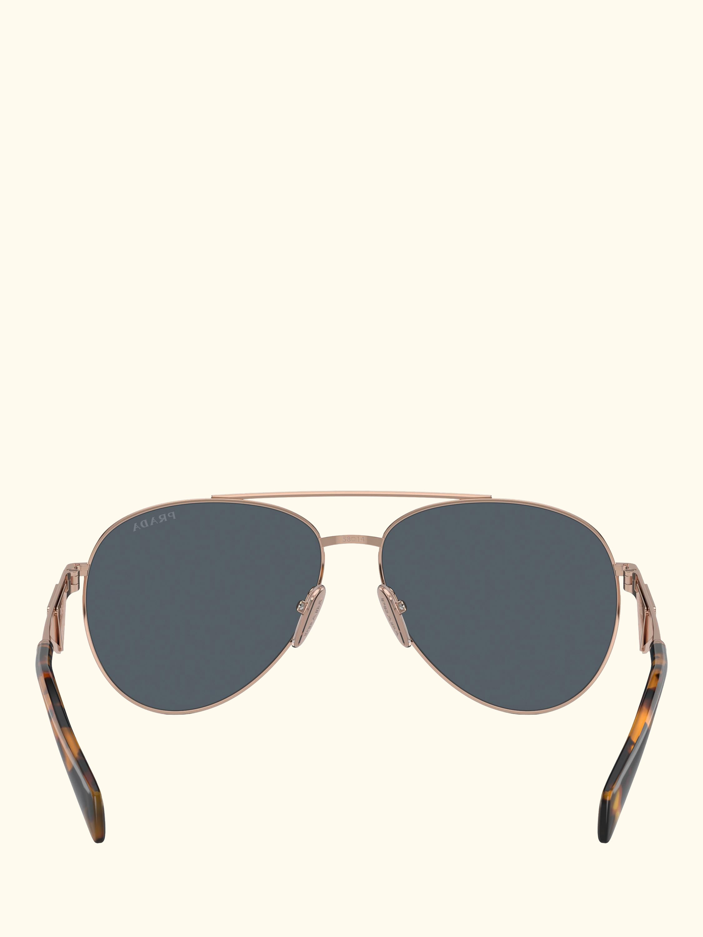 PR 73ZS Women's Aviator Sunglasses, Rose Gold/Grey