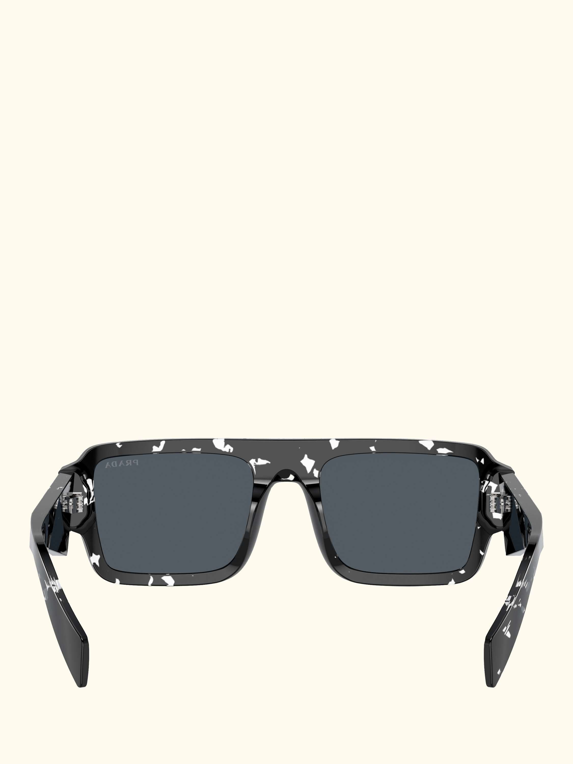 PR A05S Men's Square Sunglasses, Tortoise Black Crystal/Grey