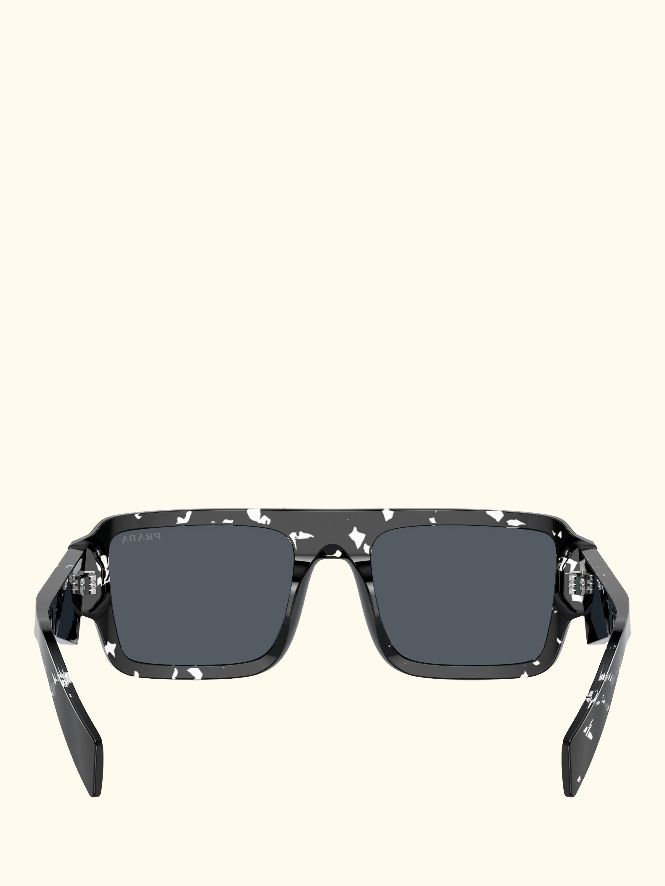 PR A05S Men's Square Sunglasses, Tortoise Black Crystal/Grey