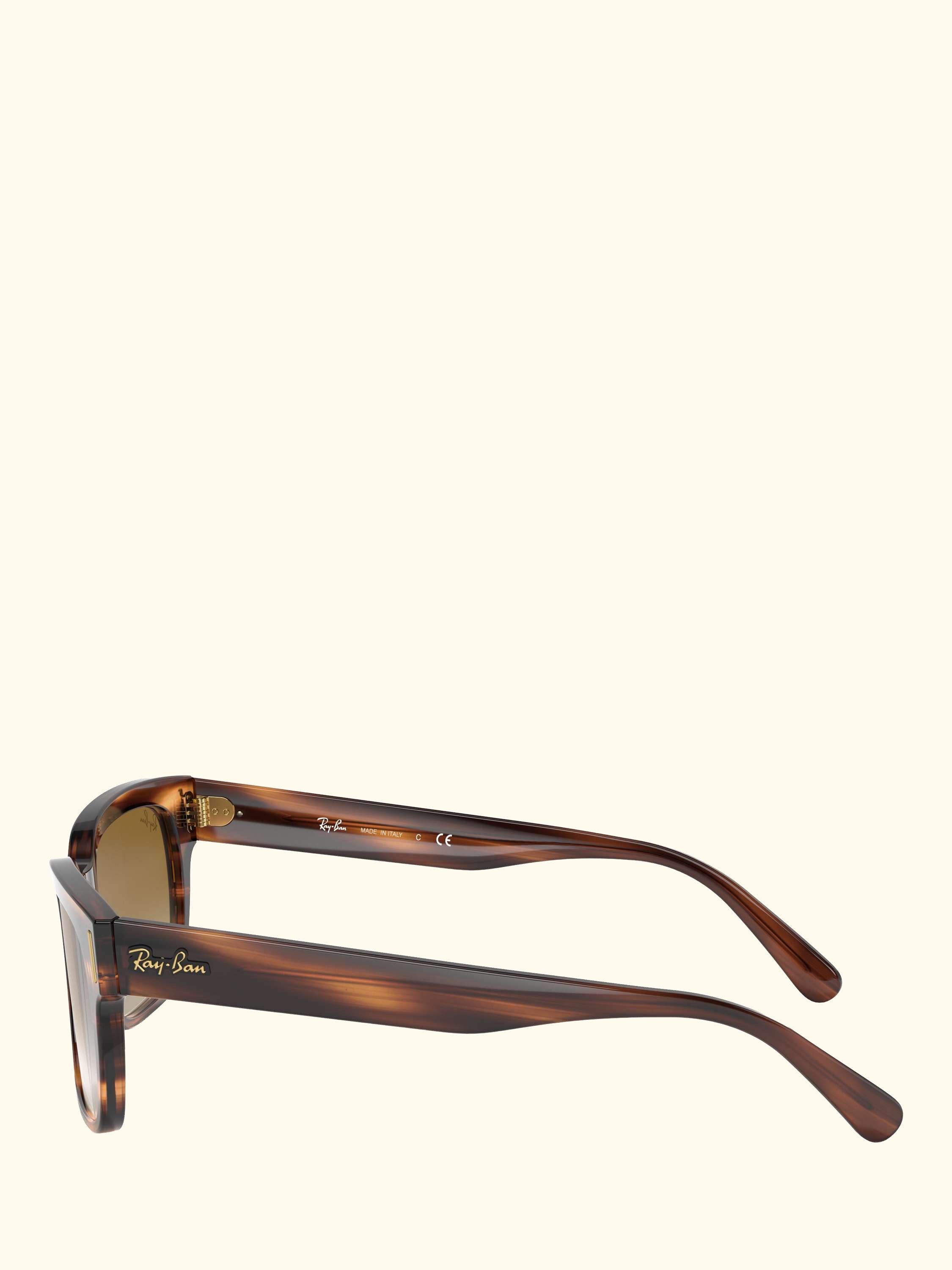 RB2190 Men's Jeffrey Gradient Sunglasses, Striped Havana