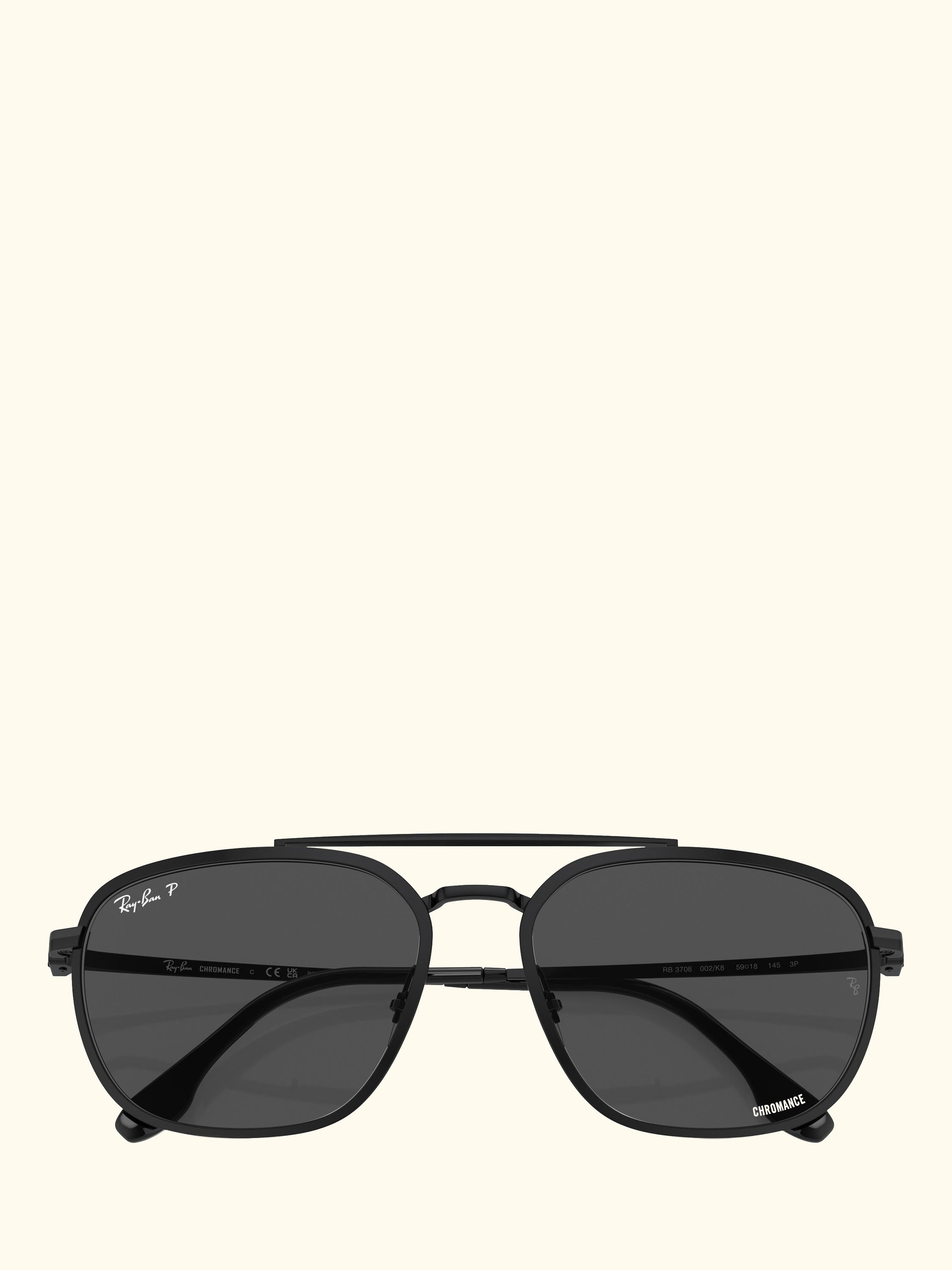 RB3708 Men's Classic Sunglasses, Black