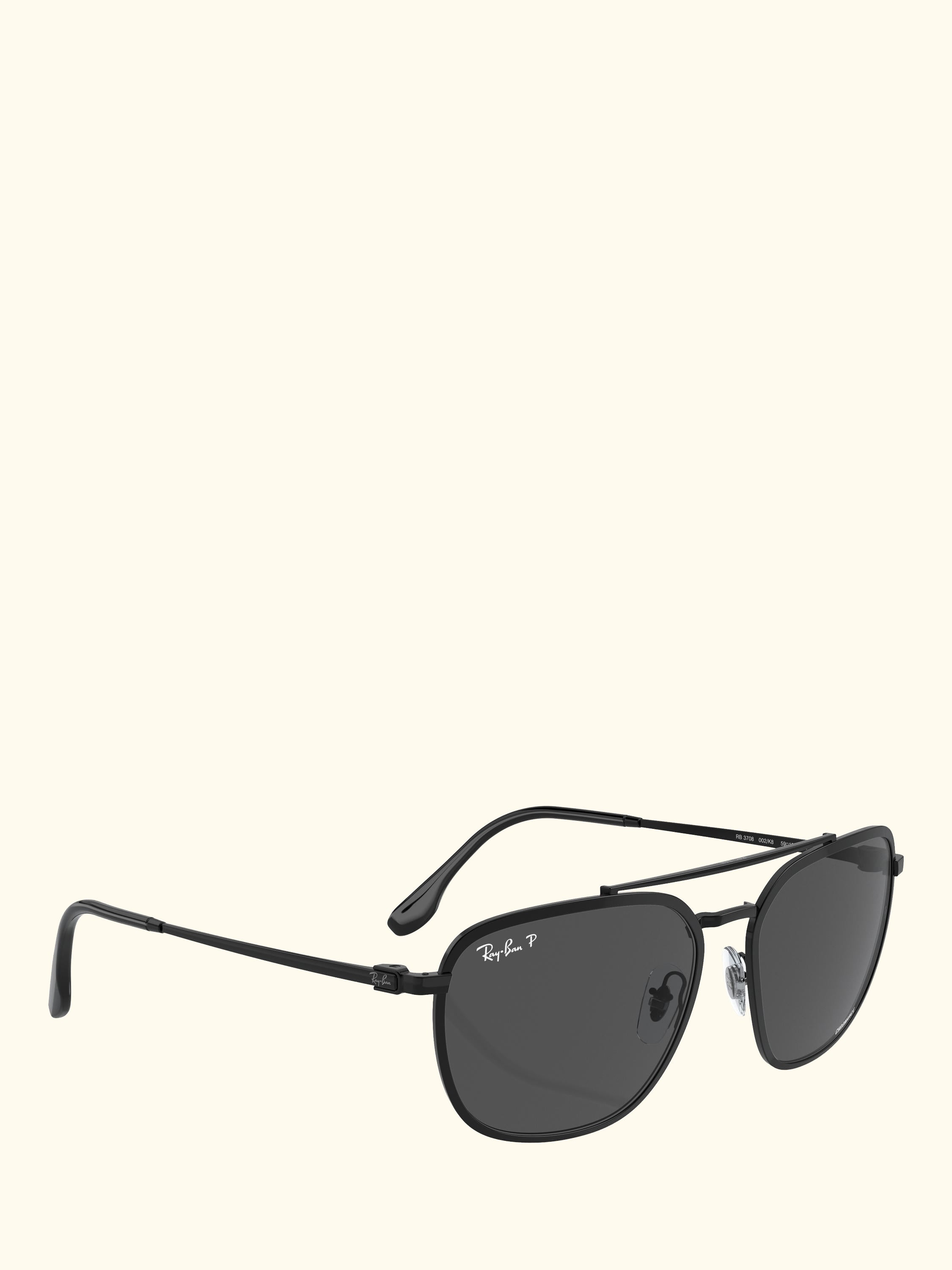 RB3708 Men's Classic Sunglasses, Black