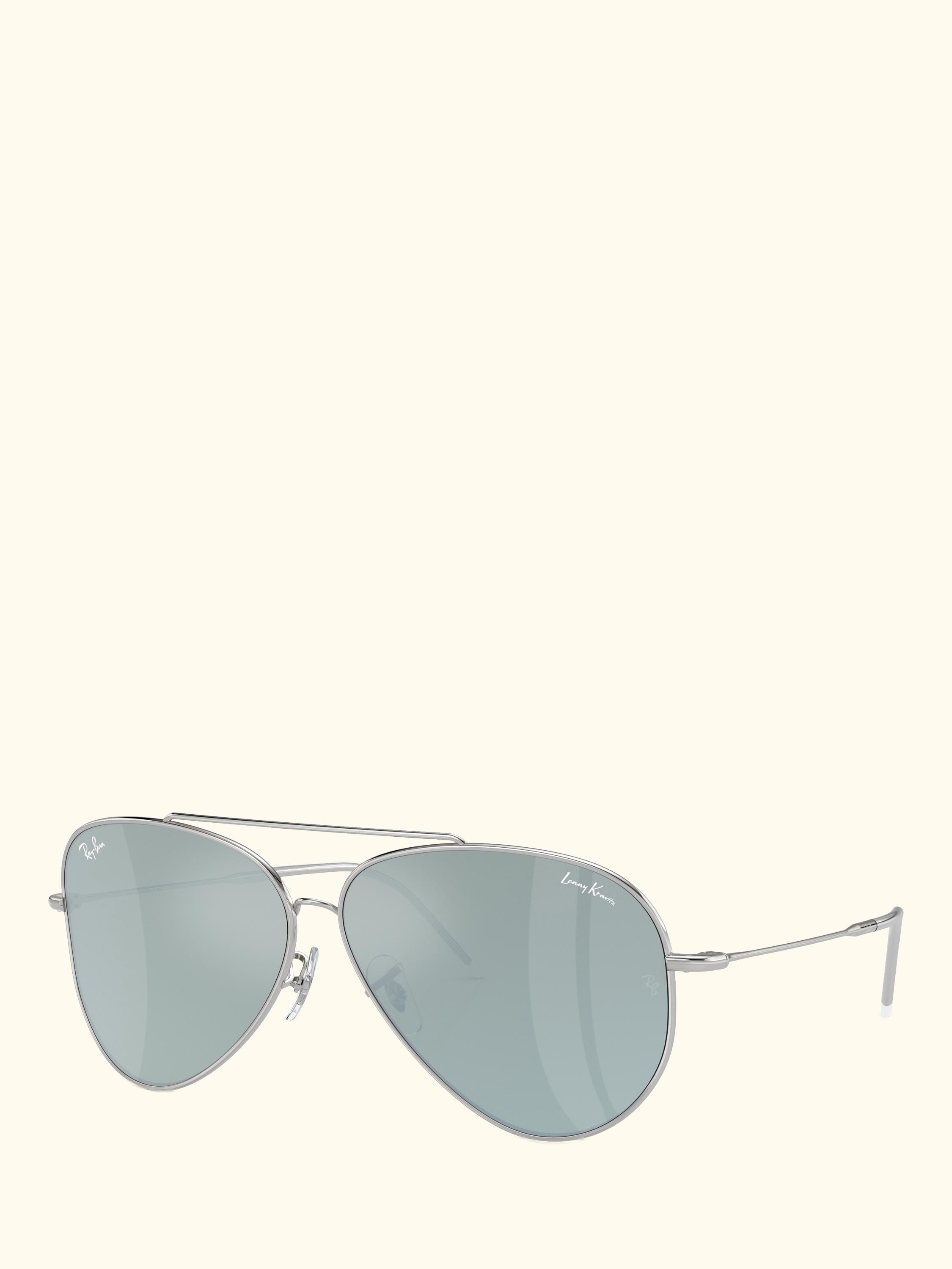 RBR0101S Unisex Aviator Reverse Sunglasses, Silver