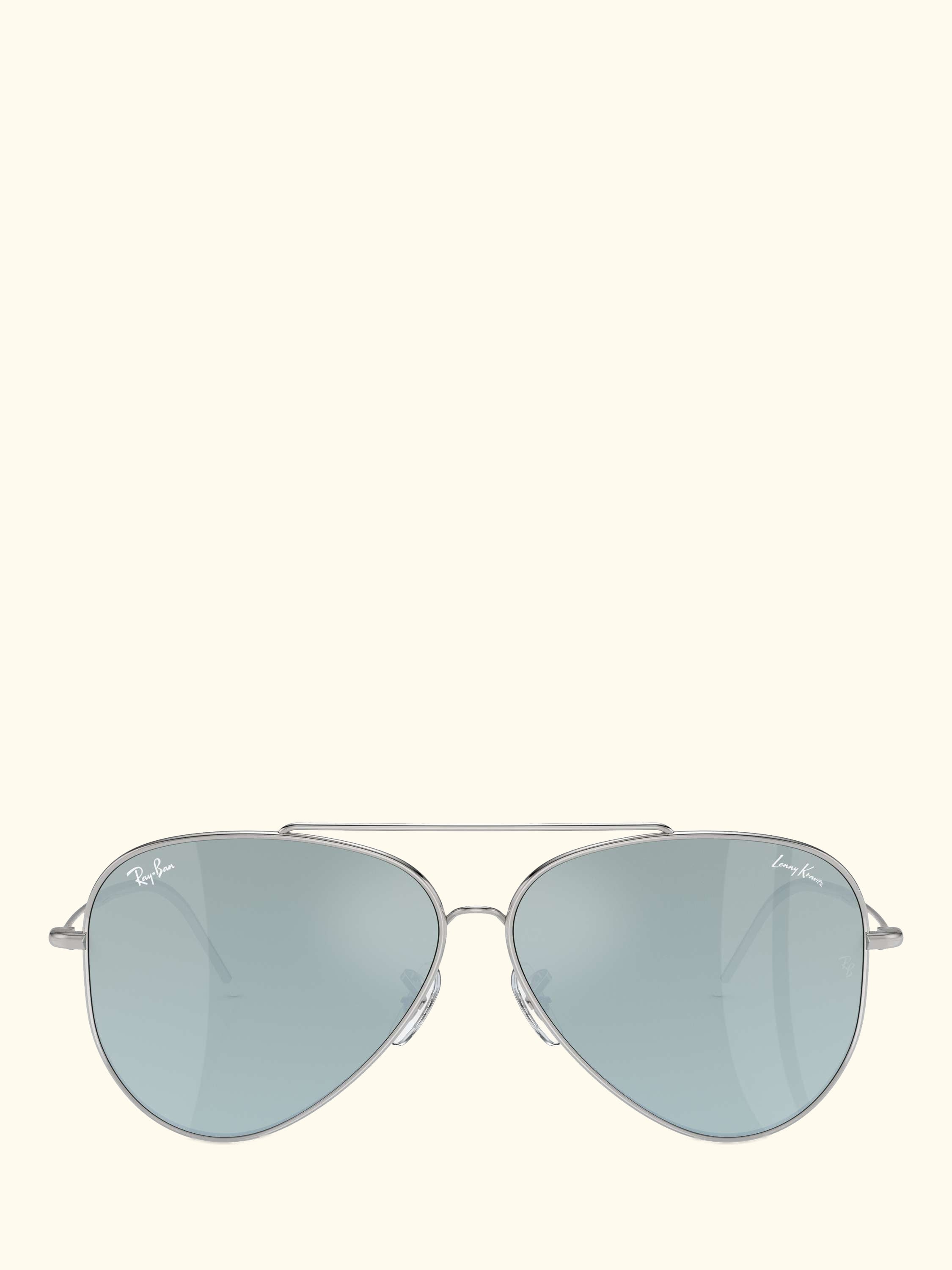 RBR0101S Unisex Aviator Reverse Sunglasses, Silver