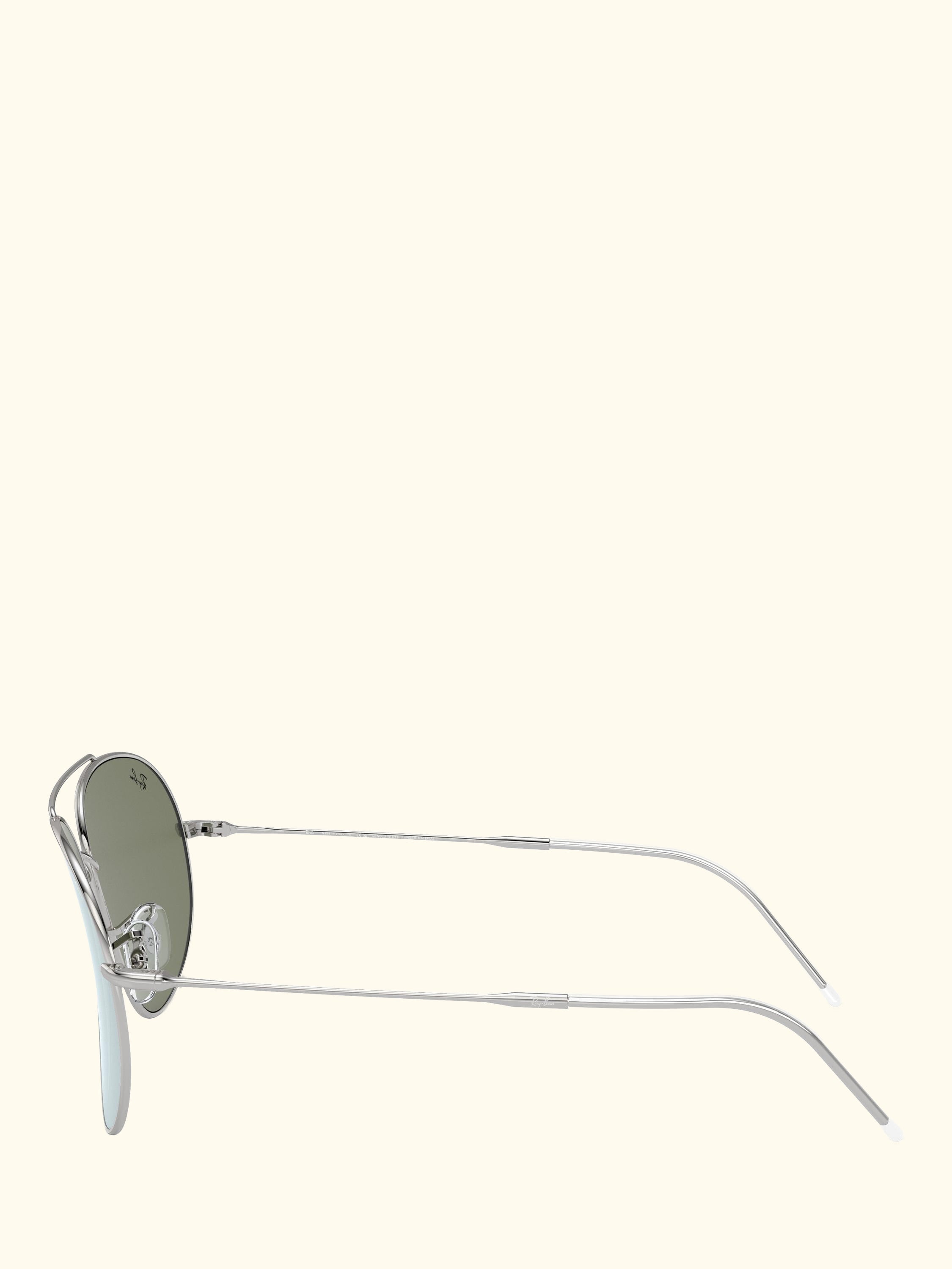 RBR0101S Unisex Aviator Reverse Sunglasses, Silver