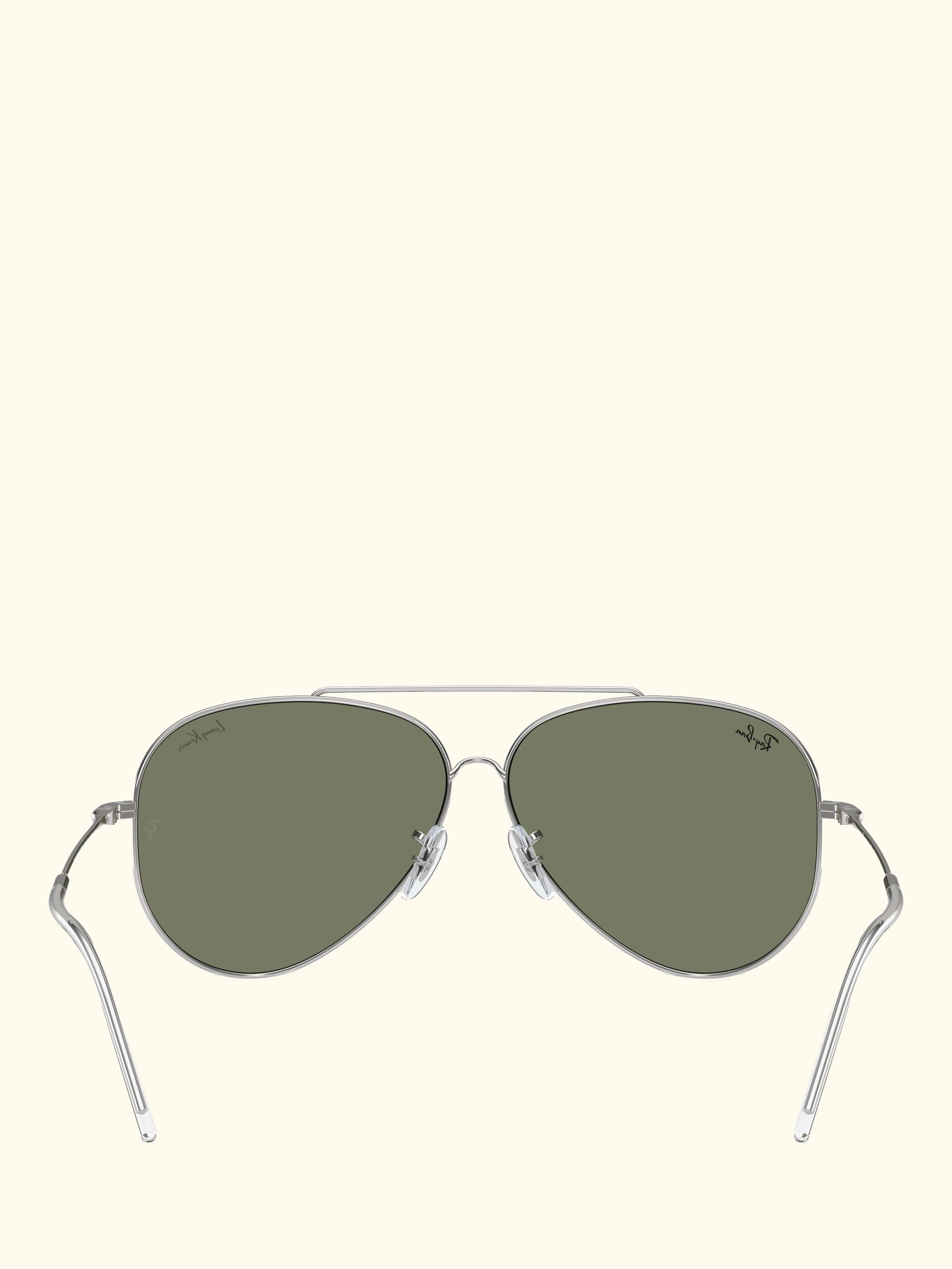 RBR0101S Unisex Aviator Reverse Sunglasses, Silver