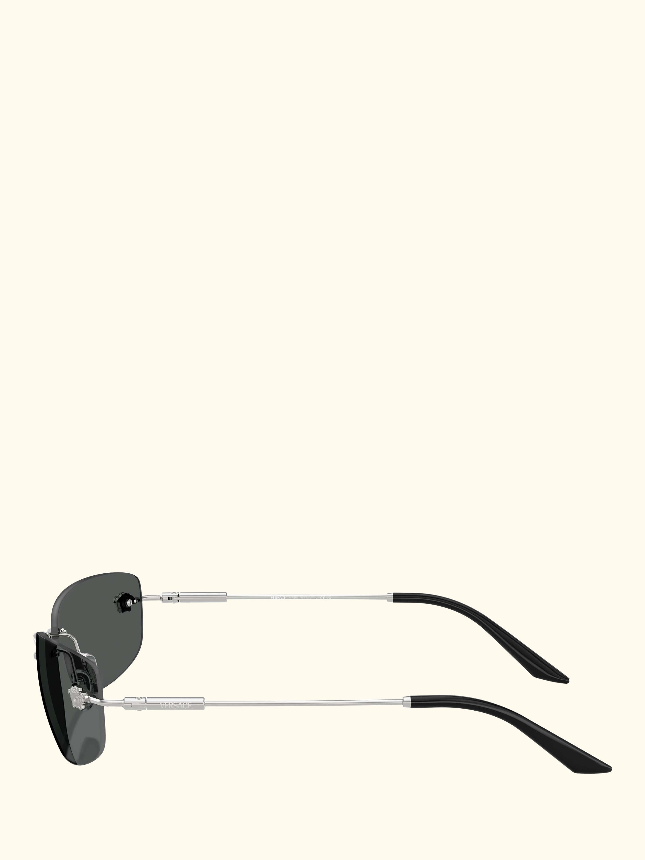 VE2279 Men's Irregular Sunglasses, Silver