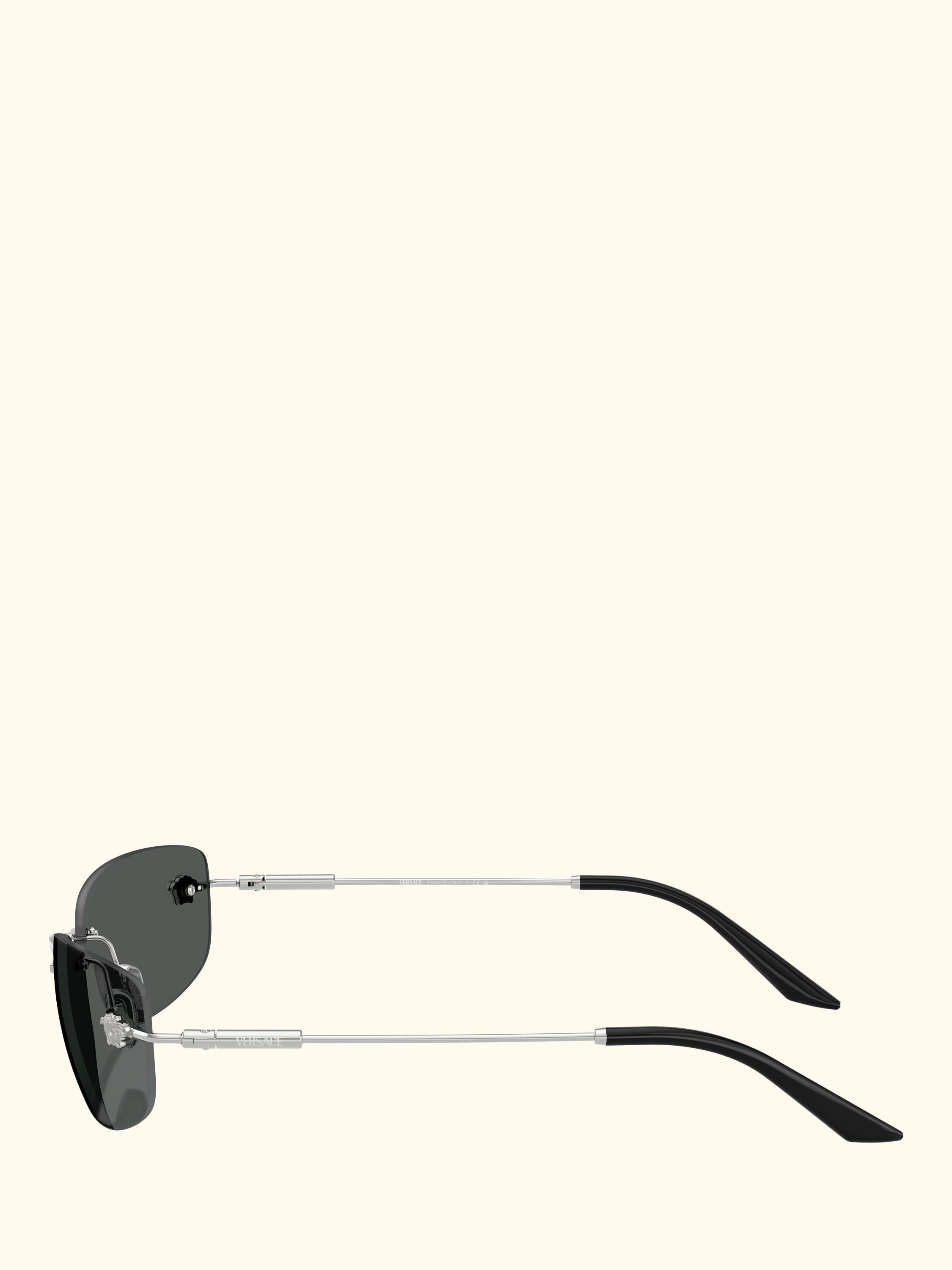 VE2279 Men's Irregular Sunglasses, Silver