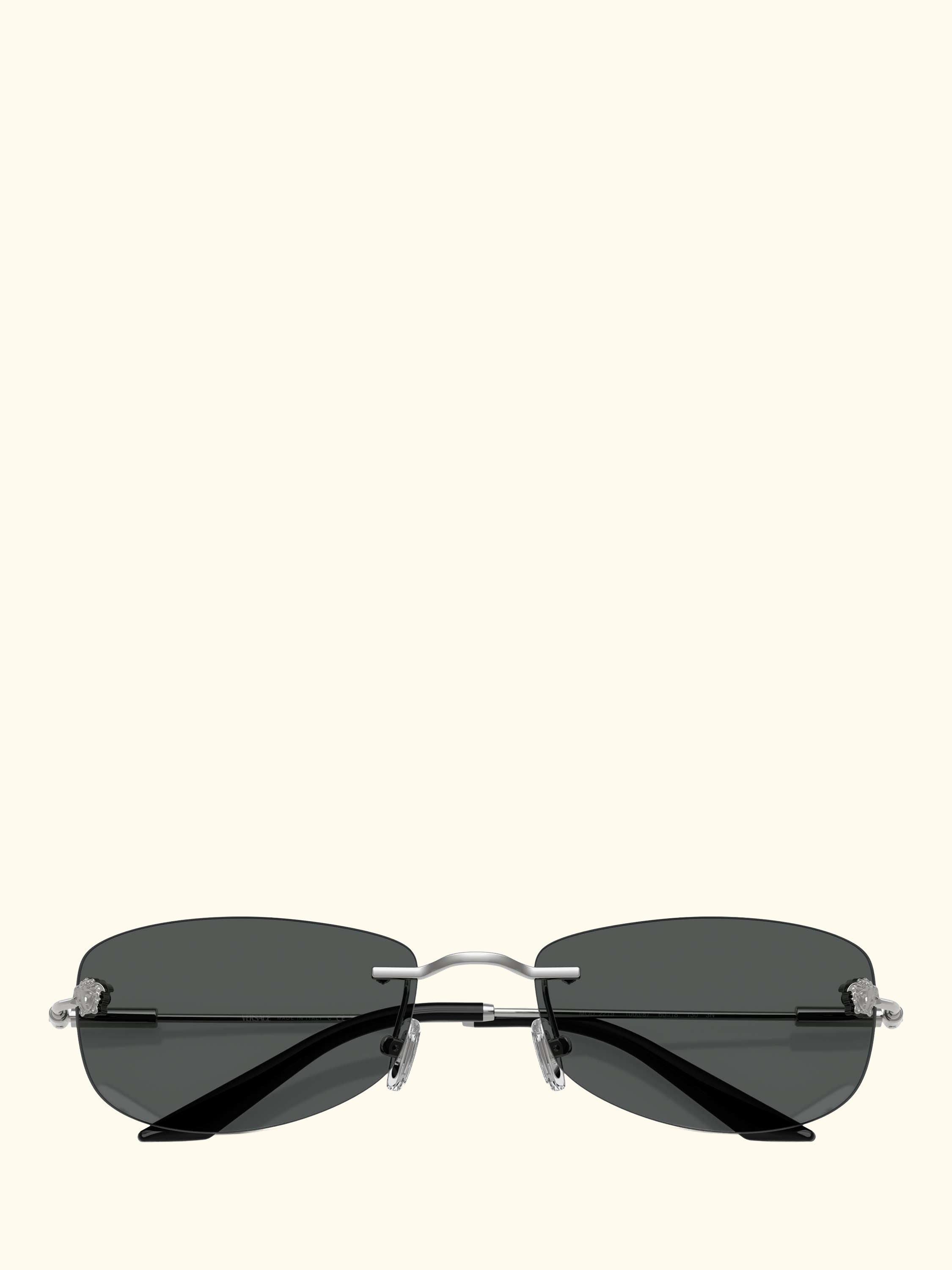 VE2279 Men's Irregular Sunglasses, Silver