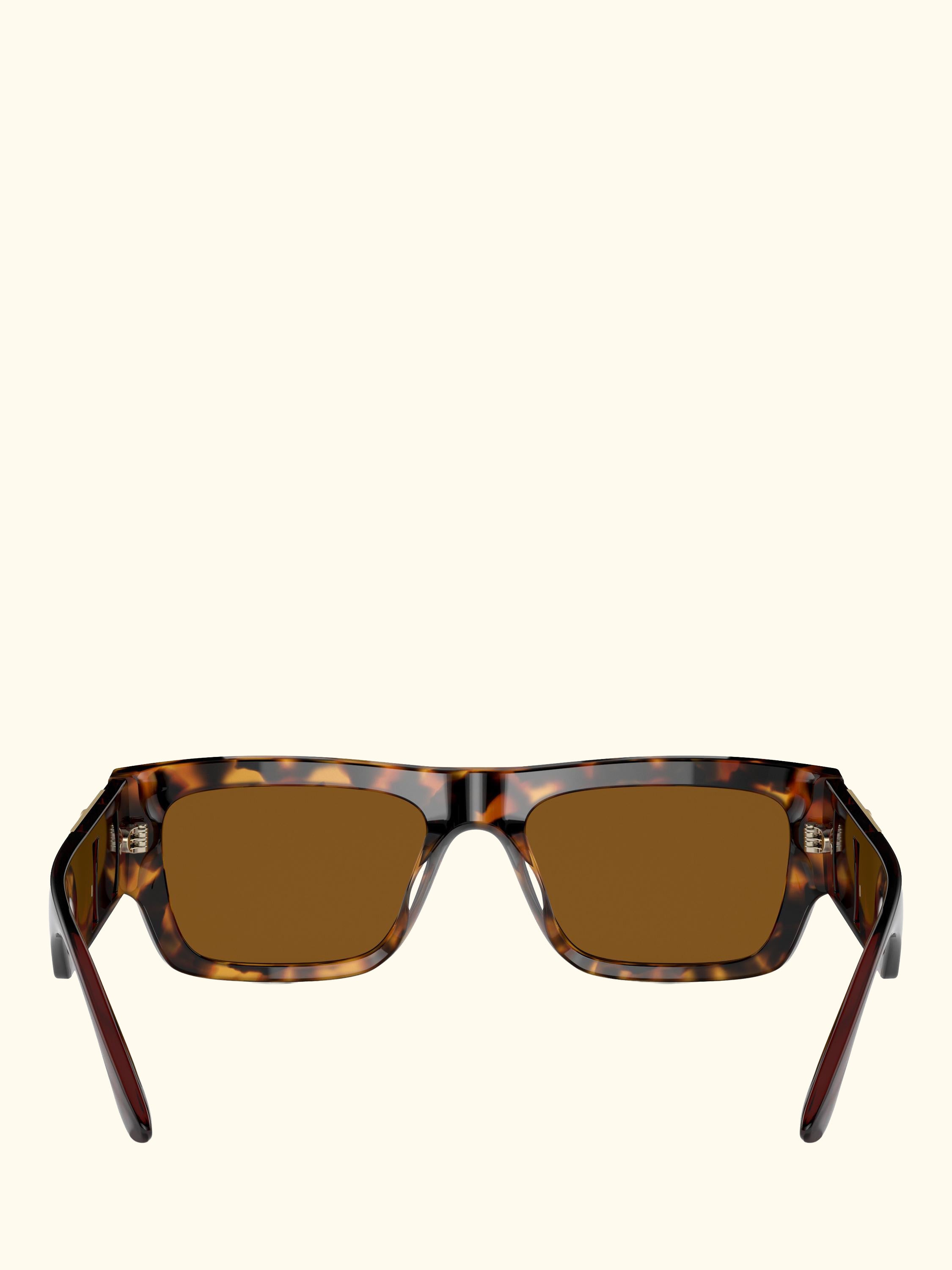 VE4416U Men's D-Frame Sunglasses, Havana