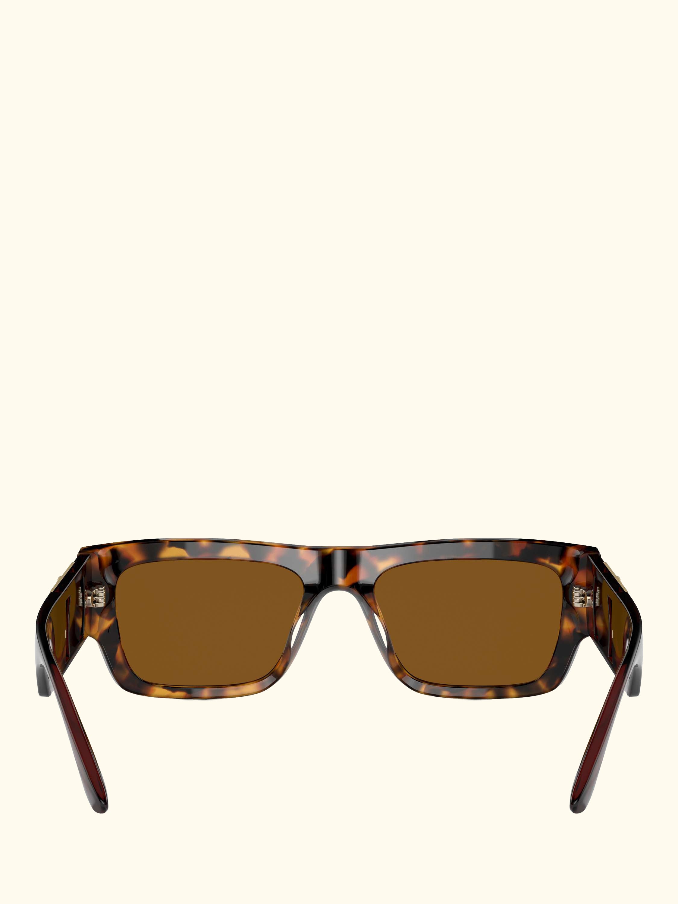 VE4416U Men's D-Frame Sunglasses, Havana
