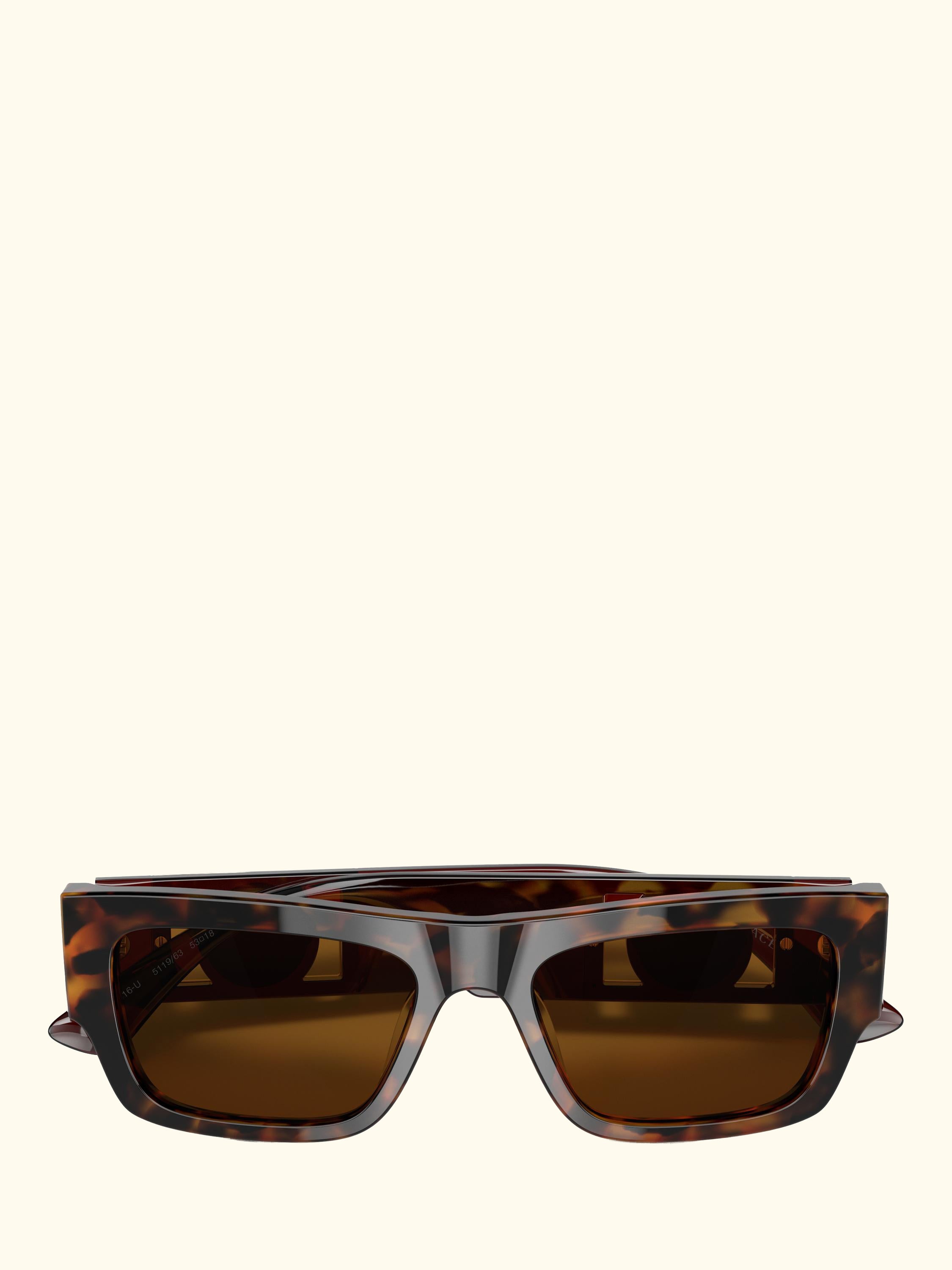VE4416U Men's D-Frame Sunglasses, Havana