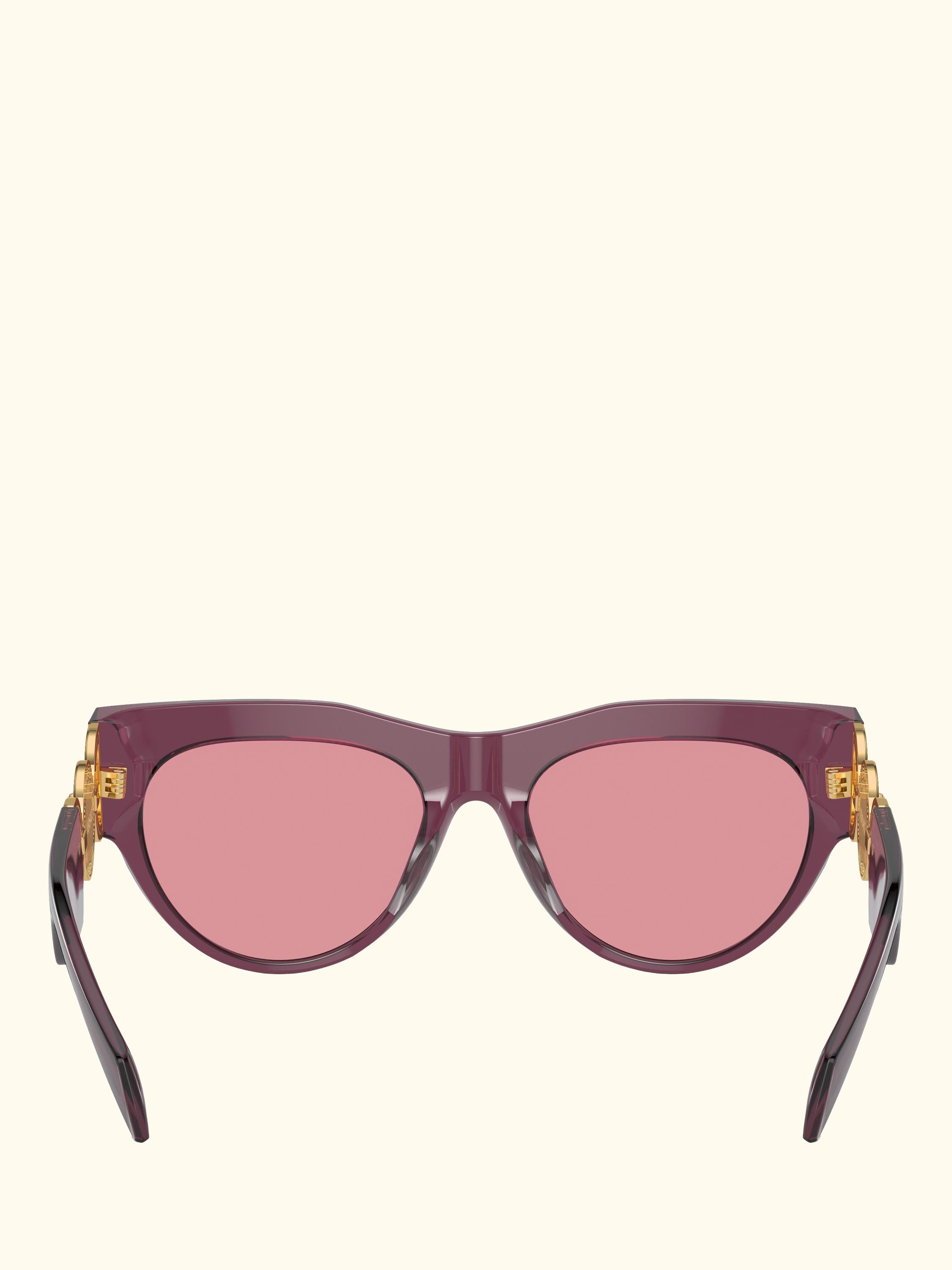 VE4440U Women's Oval Sunglasses, Transparent Marc
