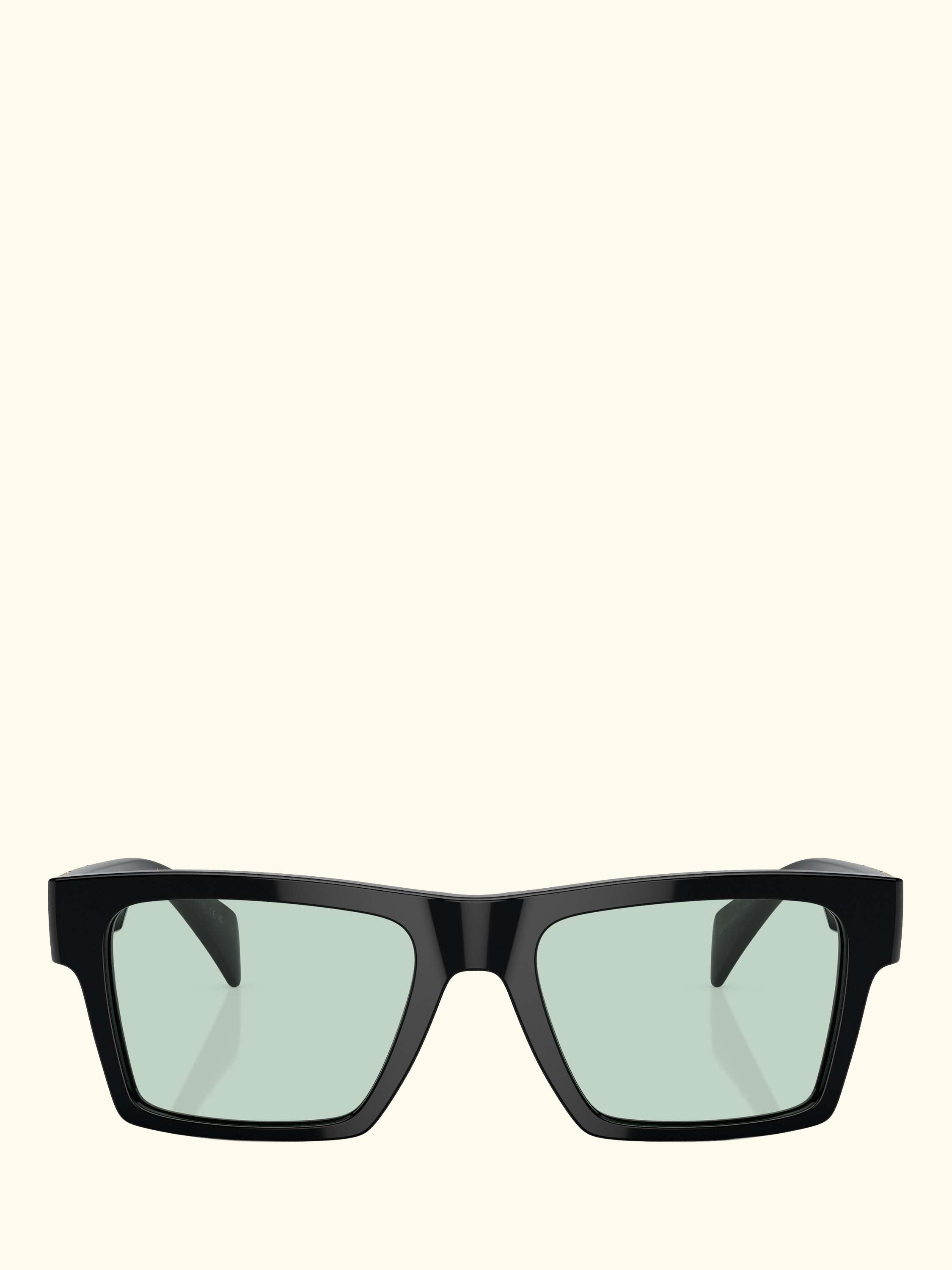 VE4445 Men's Rectangular Sunglasses, Black