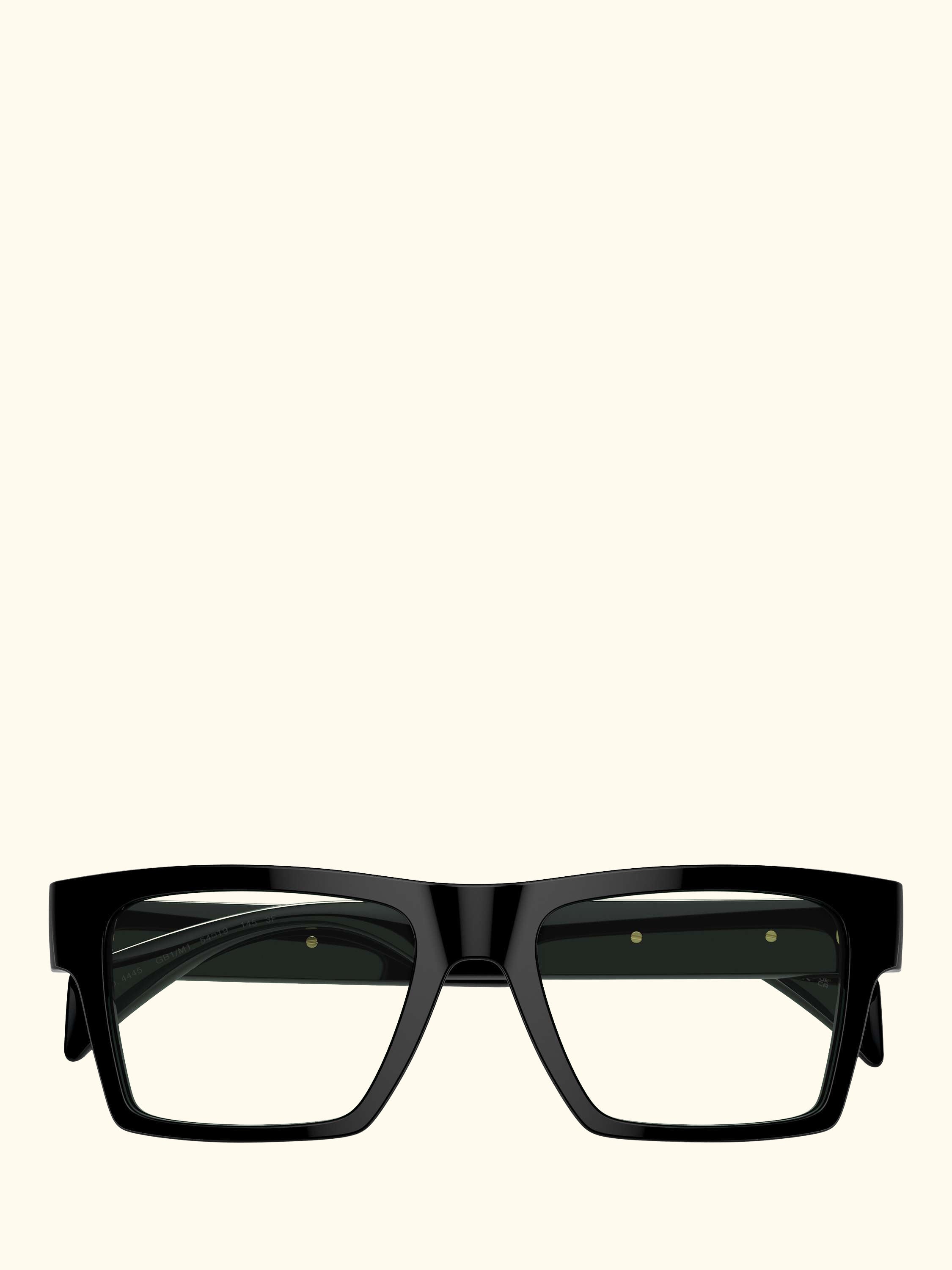 VE4445 Men's Rectangular Sunglasses, Black