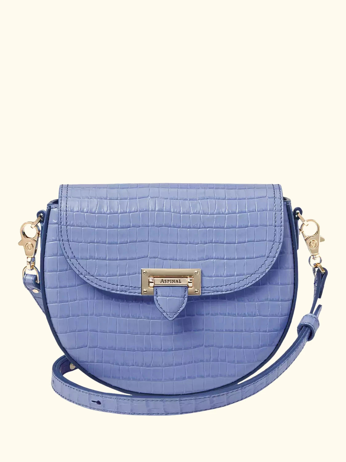 Aspinal of London Portobello Crossbody Bag, Capri Blue