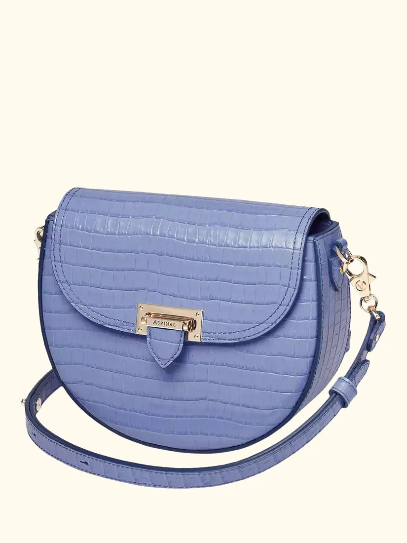 Aspinal of London Portobello Crossbody Bag, Capri Blue