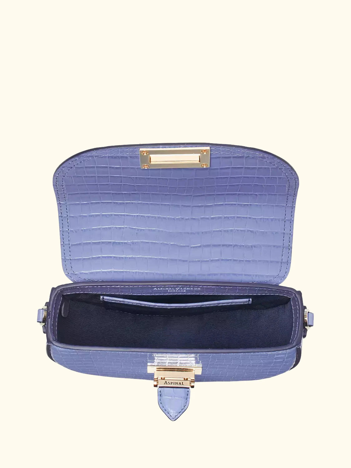Aspinal of London Portobello Crossbody Bag, Capri Blue
