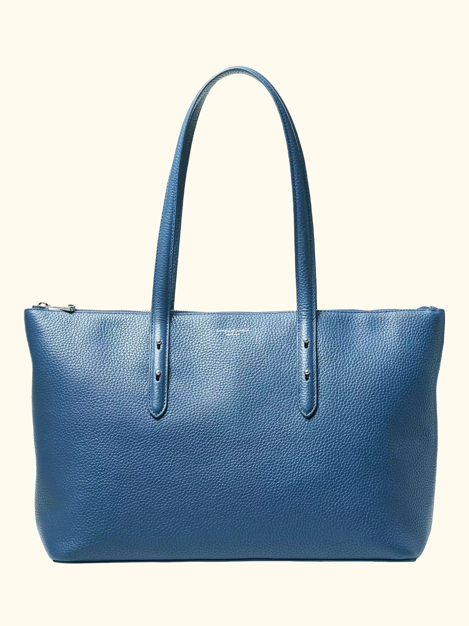 Aspinal of London Zipped Regent Leather Tote Bag