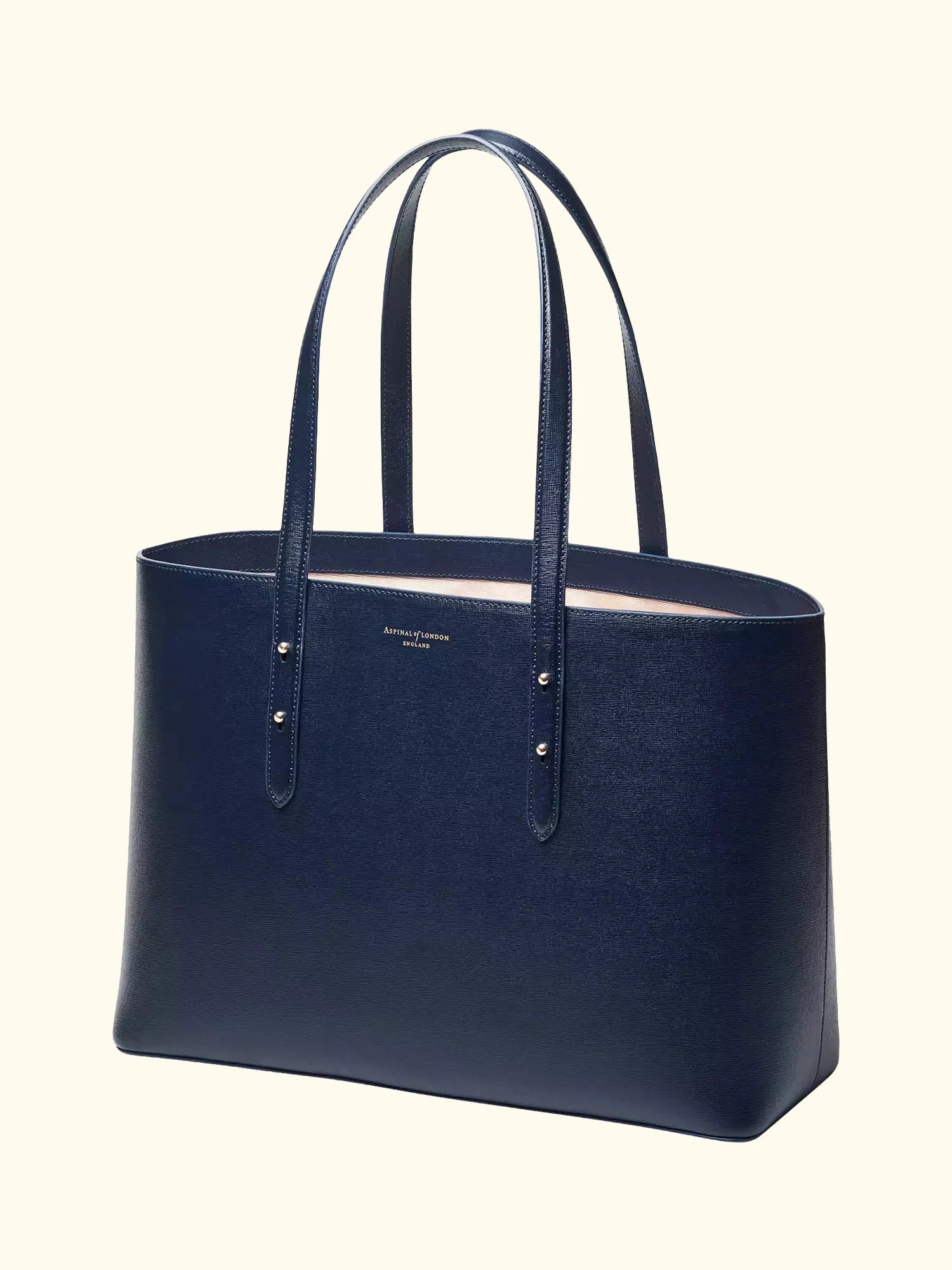 Aspinal of London Zipped Regent Leather Tote Bag