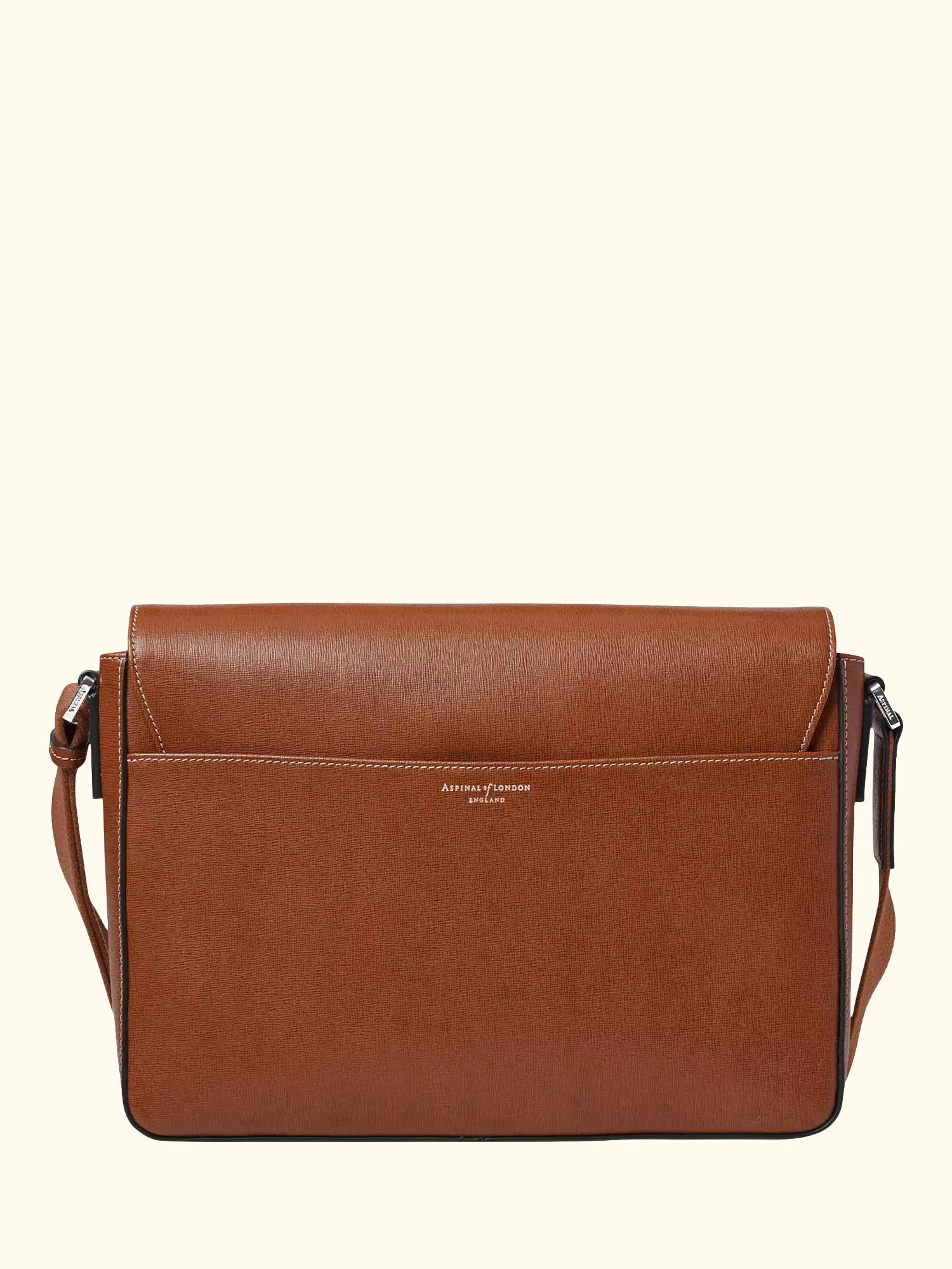 Aspinal of London Reporter Leather Satchel Bag