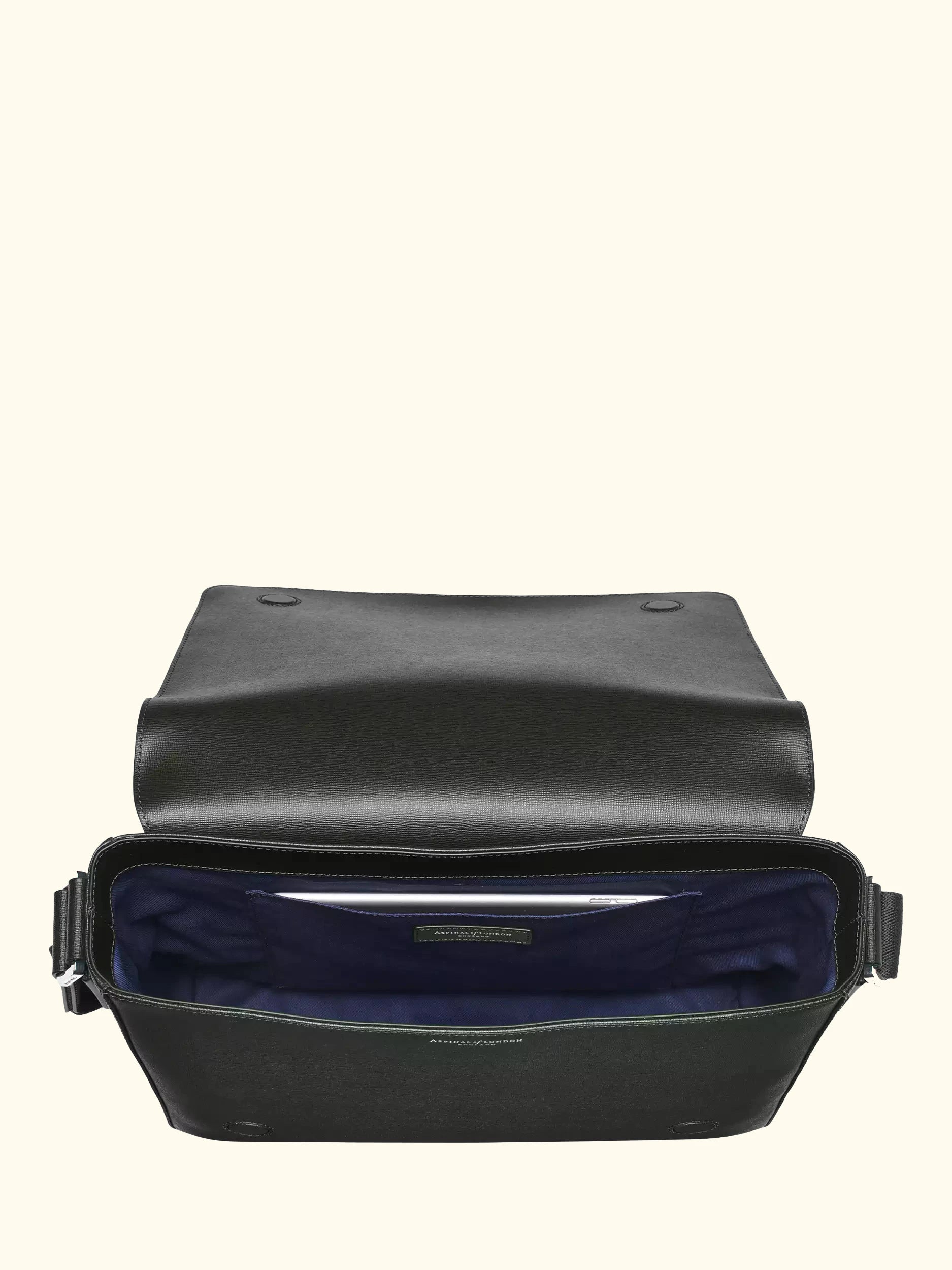 Aspinal of London Reporter Leather Satchel Bag