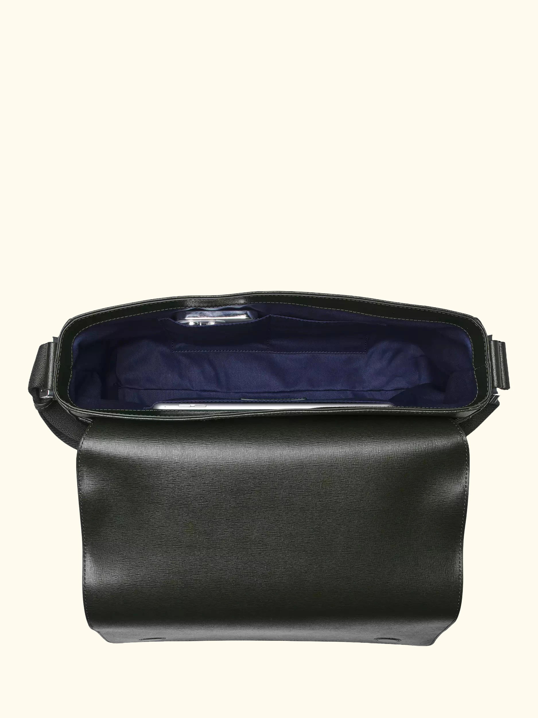 Aspinal of London Reporter Leather Satchel Bag