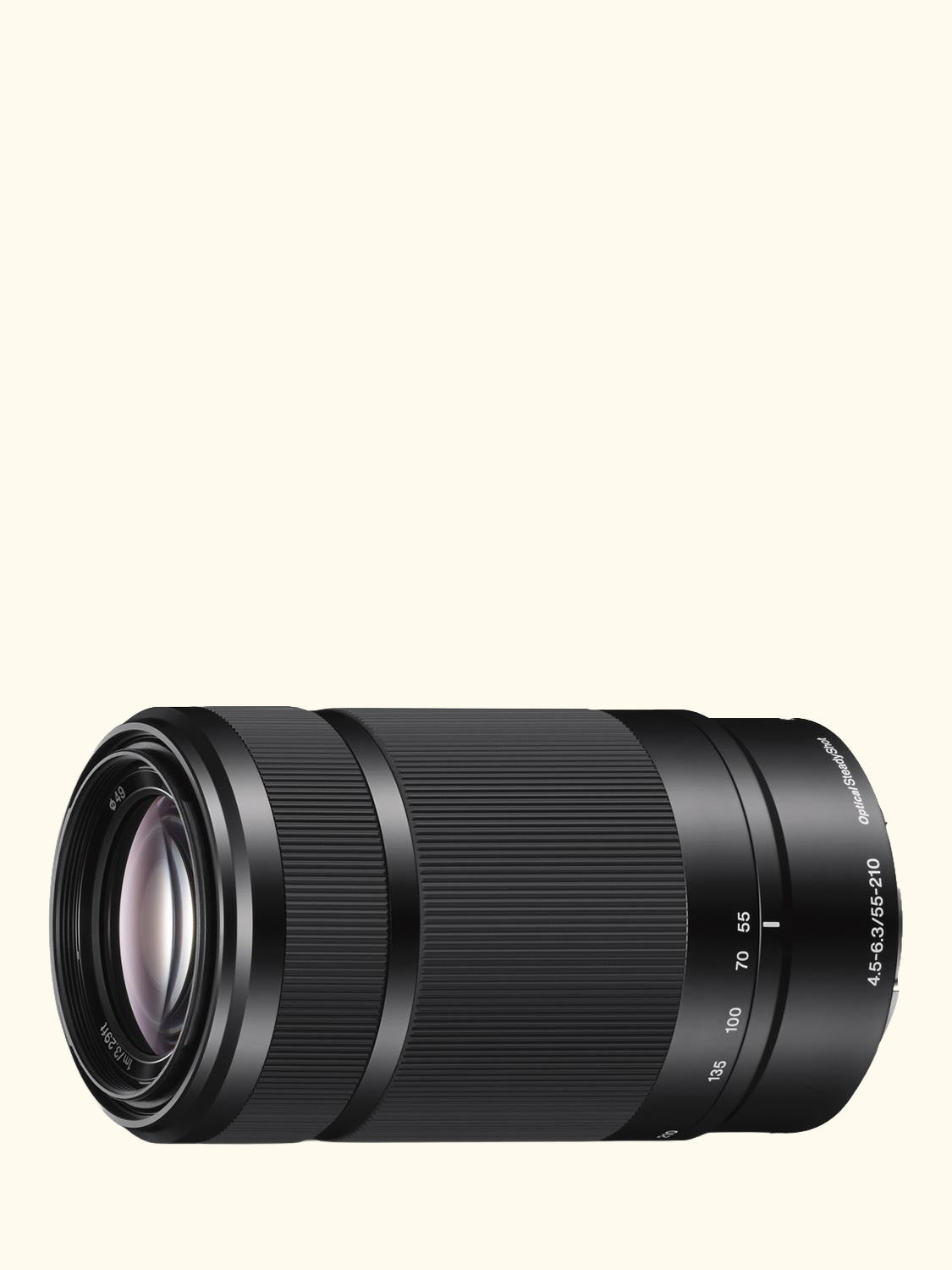 SEL55210B E 55-210mm f/4.5-6.3 OSS Telephoto Zoom Lens, Black