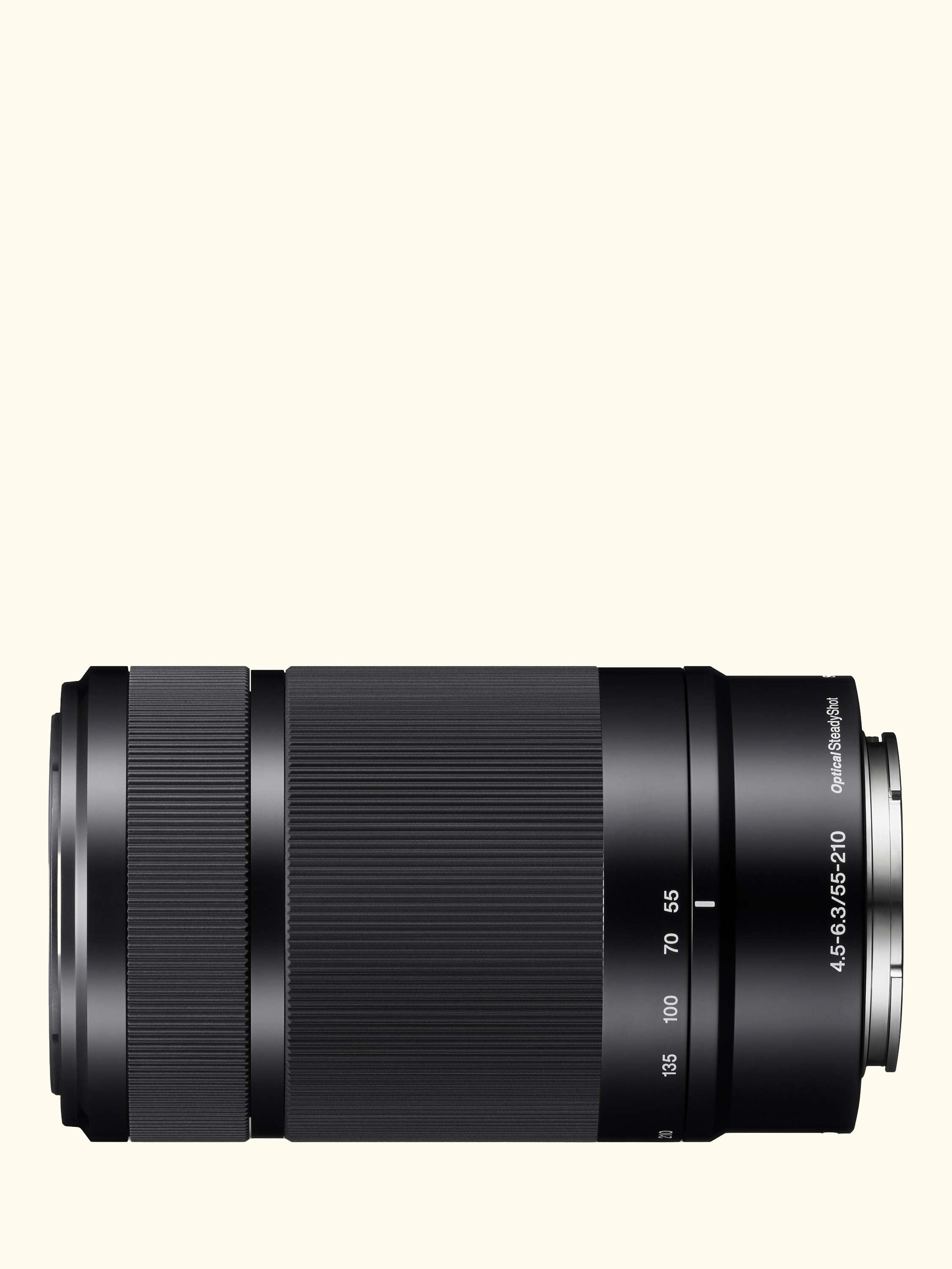 SEL55210B E 55-210mm f/4.5-6.3 OSS Telephoto Zoom Lens, Black