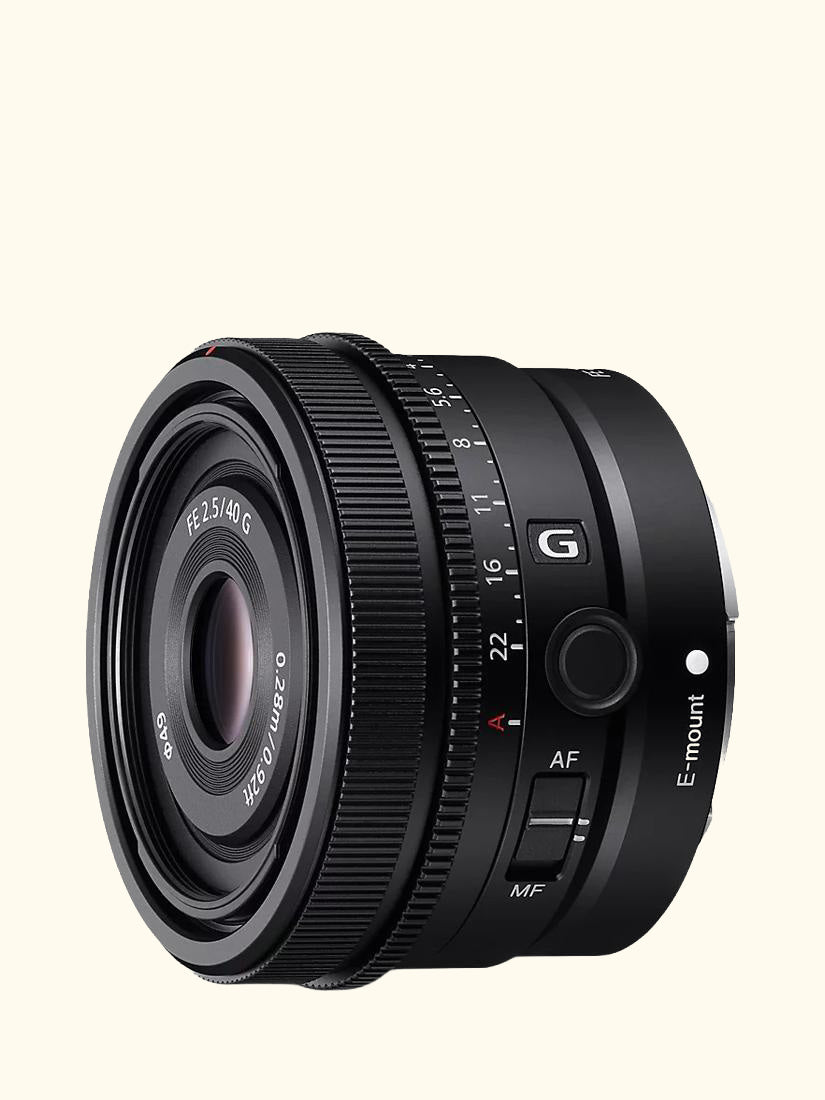 SEL40F25GB FE 40mm f/2.5 Wide Angle Lens, Black