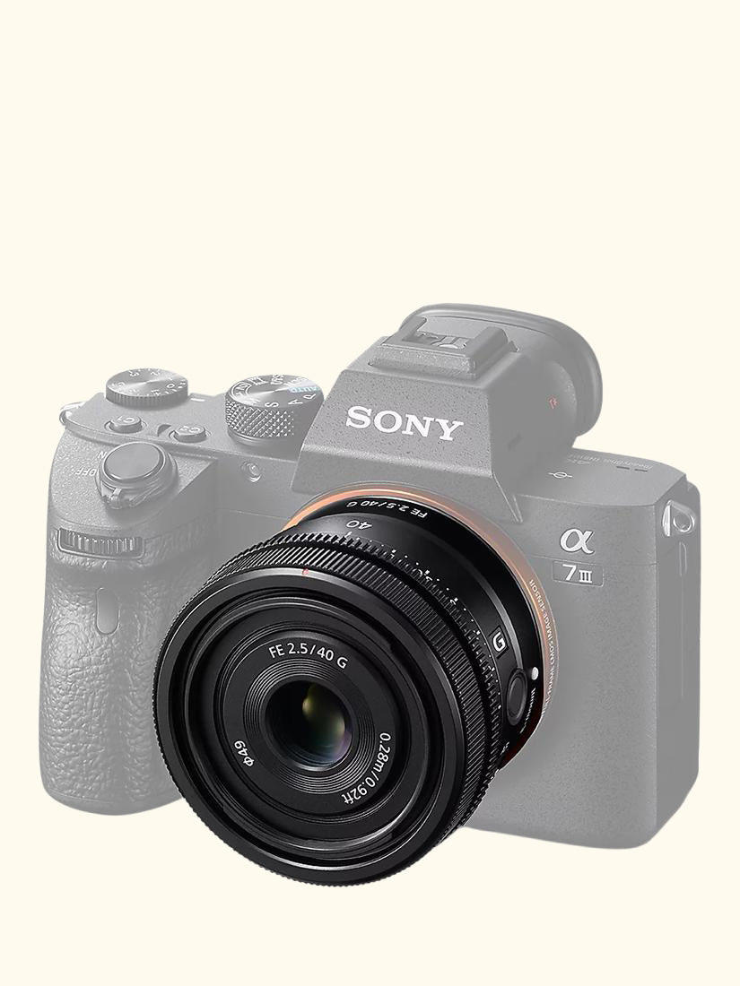 SEL40F25GB FE 40mm f/2.5 Wide Angle Lens, Black