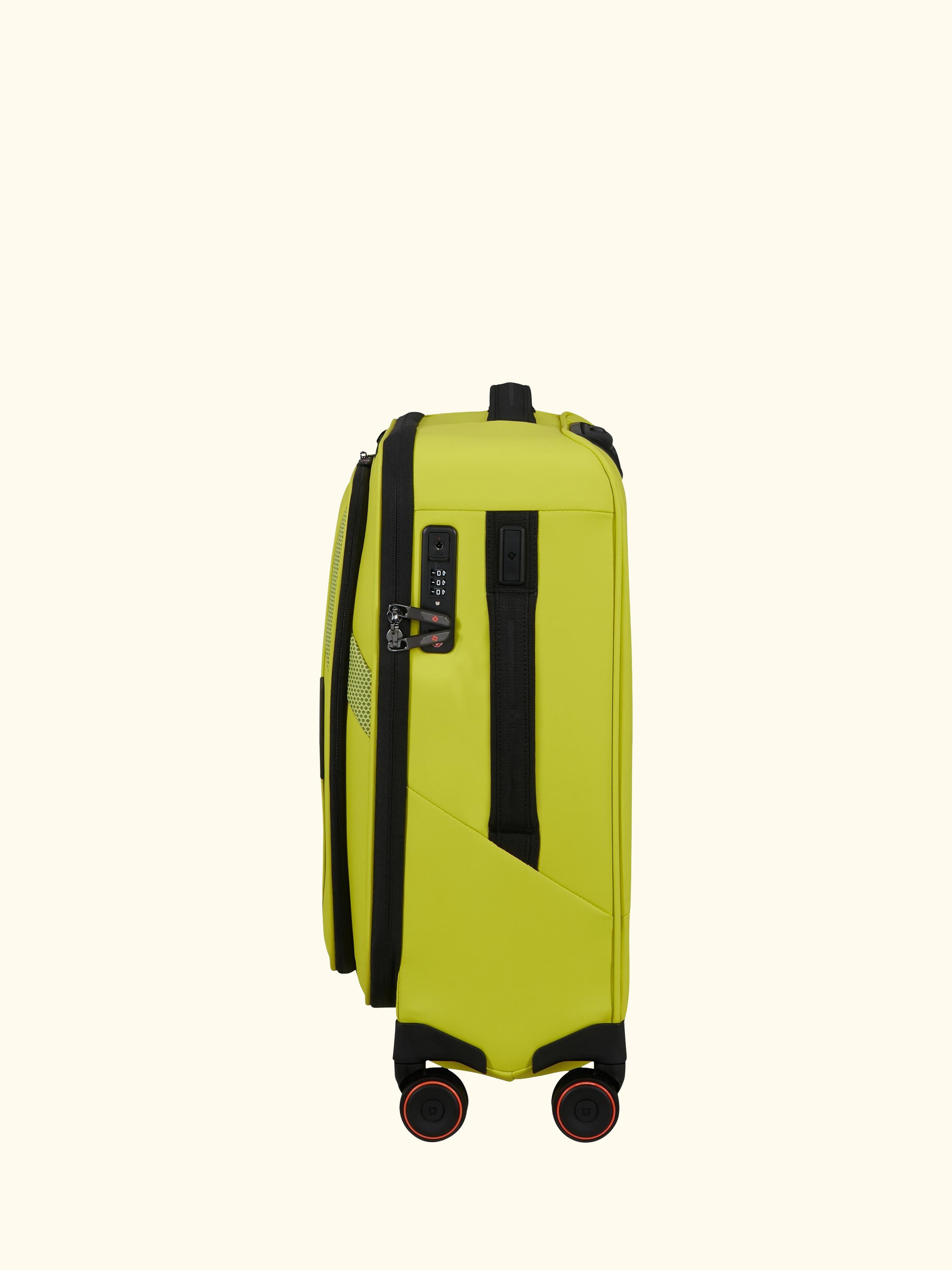 Glazed 55cm Expandable 8-Wheel Suitcase, 44/49L