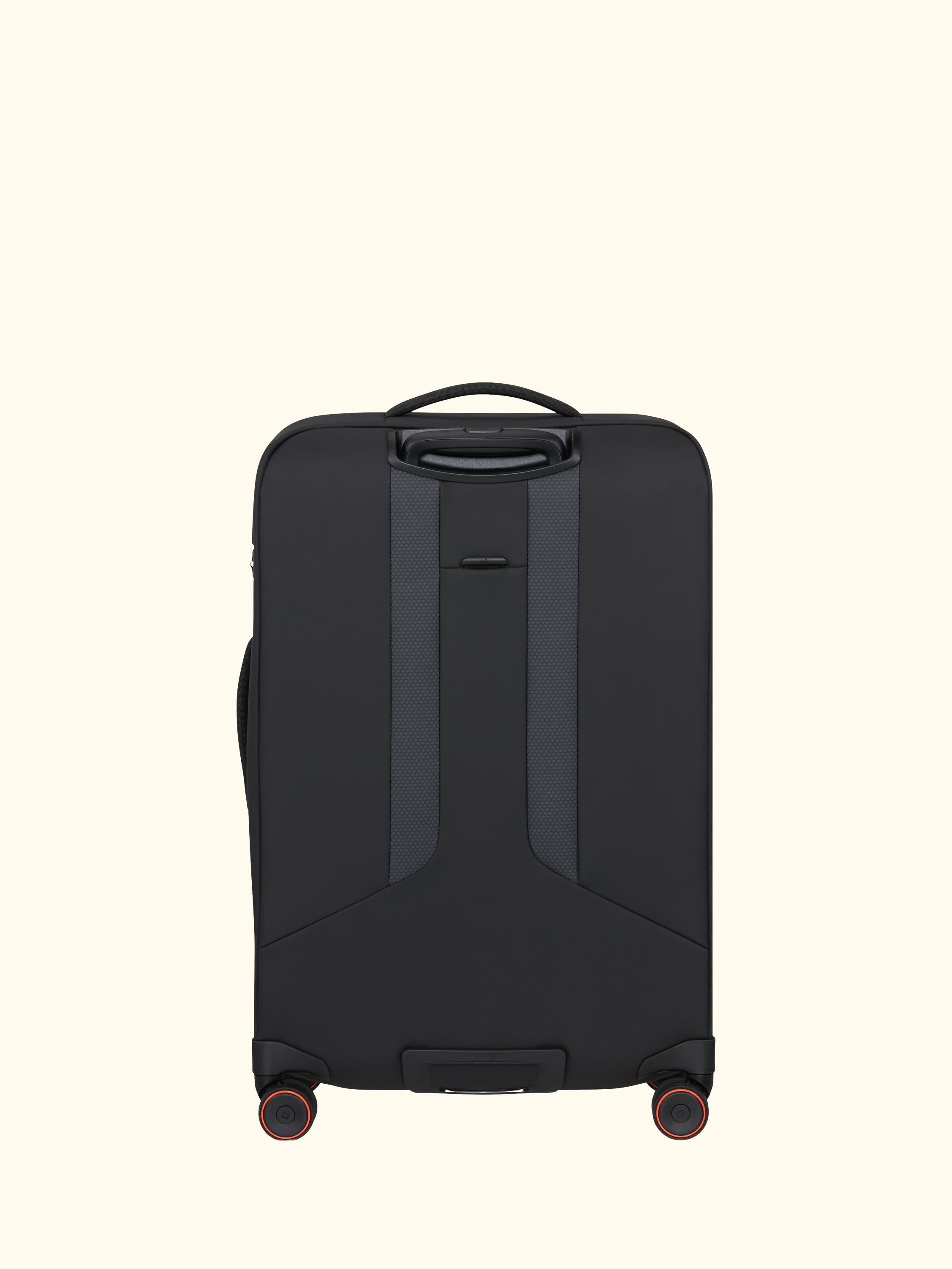 Glazed 67cm Expandable 8-Wheel Suitcase, 83/94L, Black