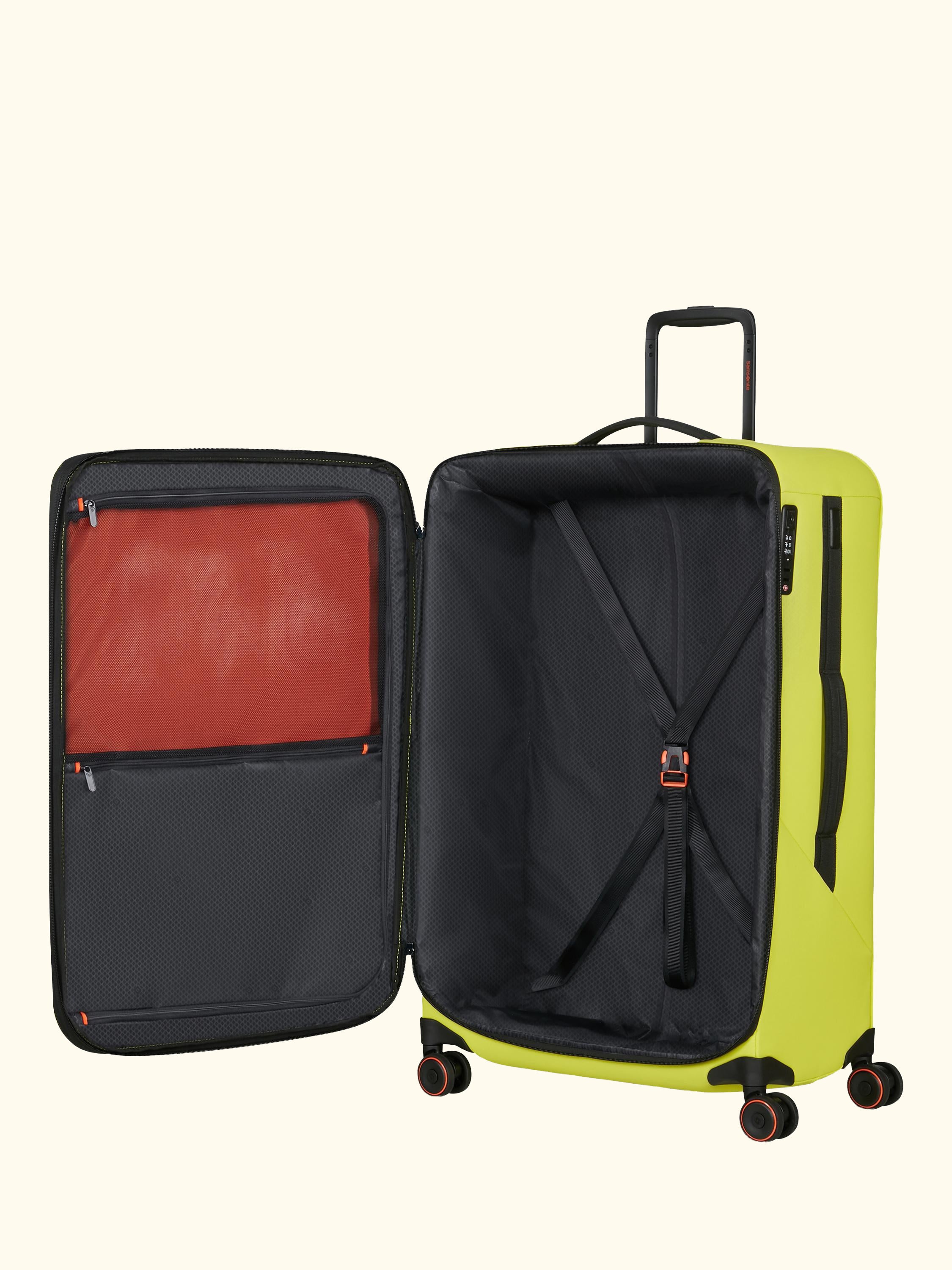 Glazed 78cm Expandable 8-Wheel Suitcase, 125/141L