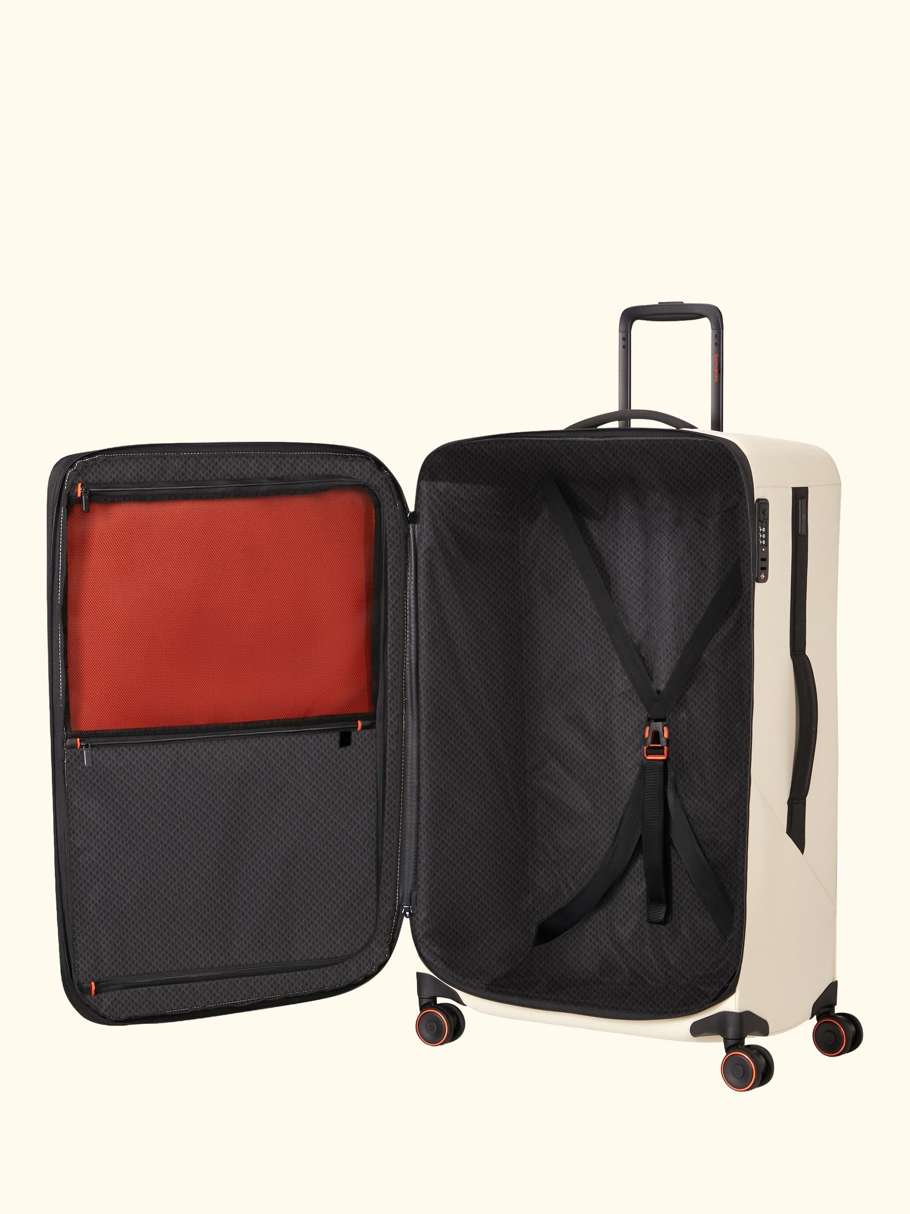 Glazed 78cm Expandable 8-Wheel Suitcase, 125/141L