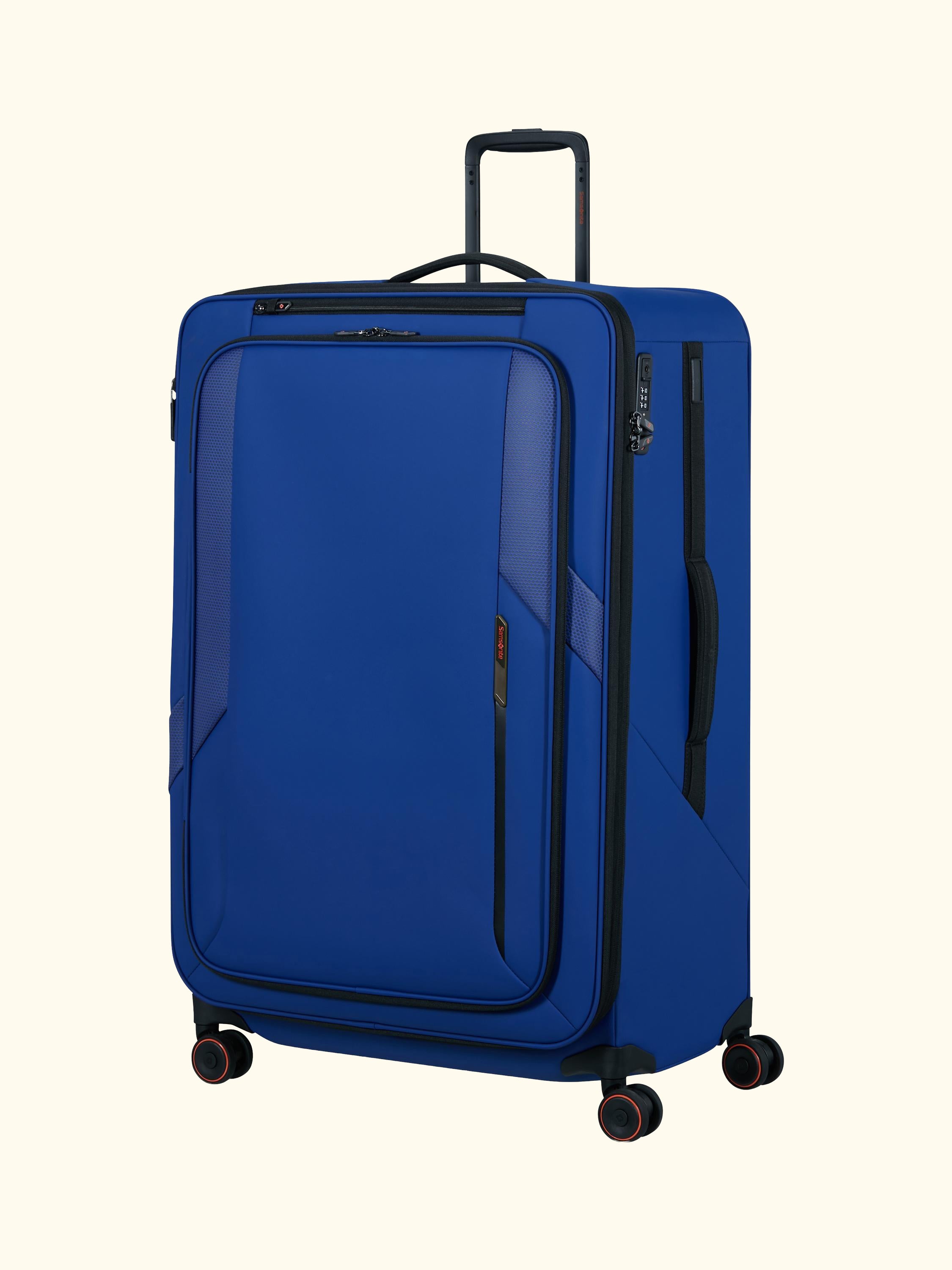 Glazed 84cm Expandable 8-Wheel Suitcase, 160/178L