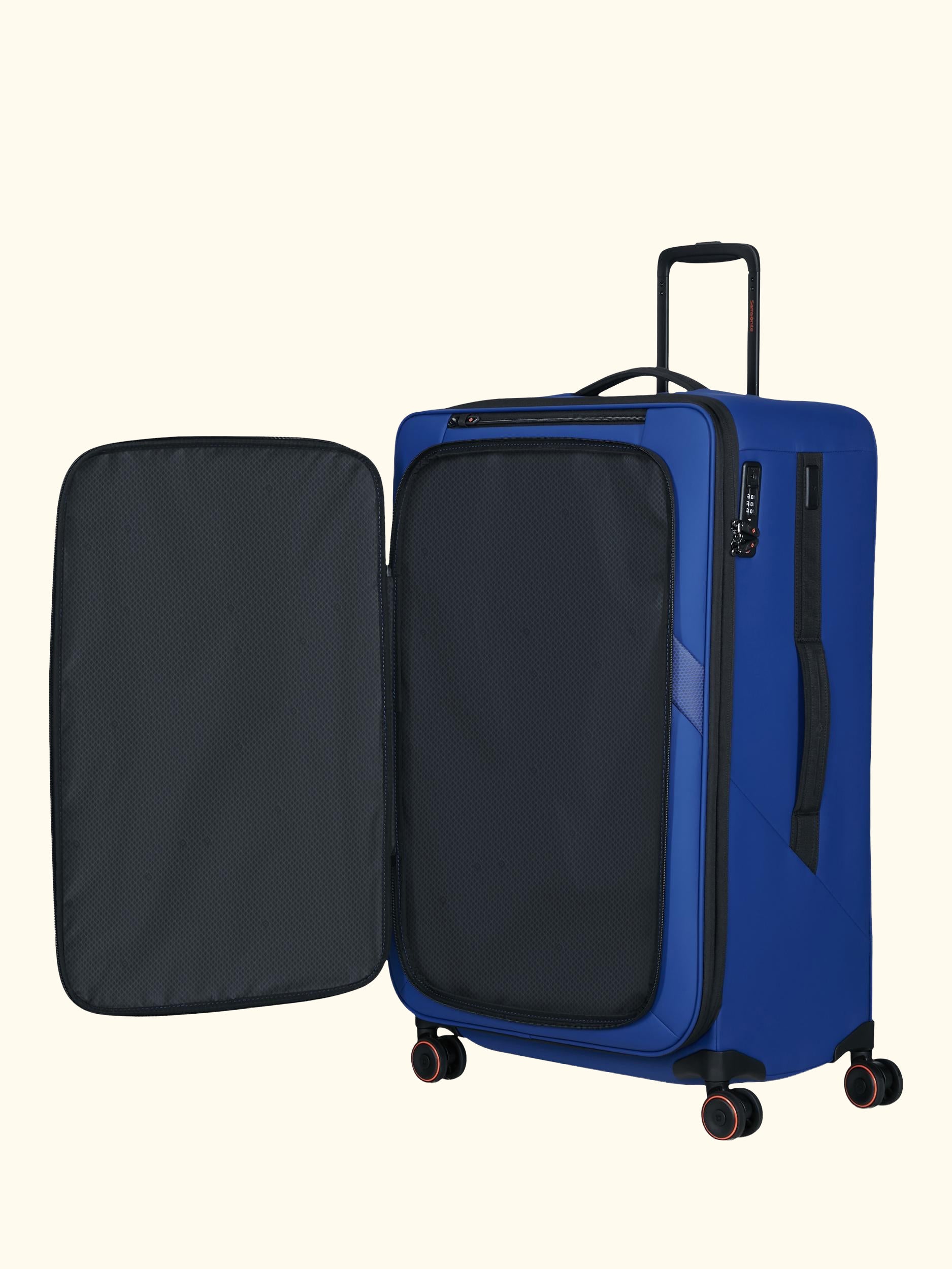 Glazed 84cm Expandable 8-Wheel Suitcase, 160/178L