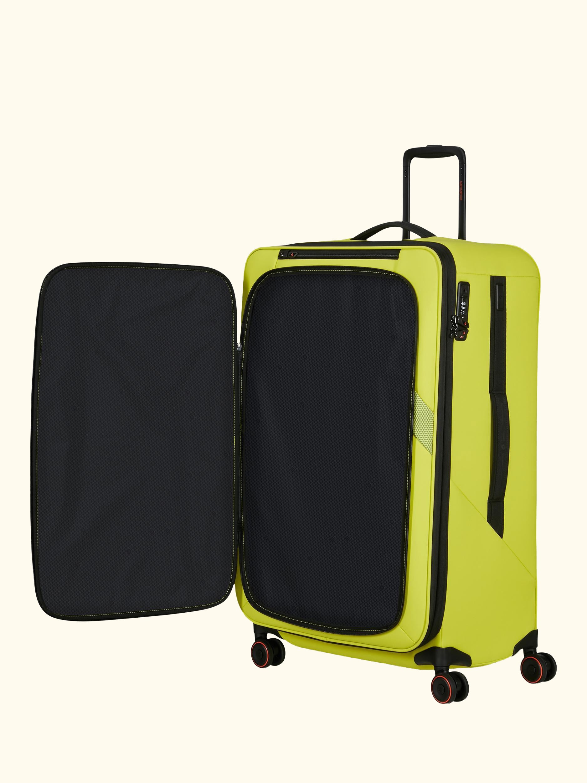 Glazed 84cm Expandable 8-Wheel Suitcase, 160/178L