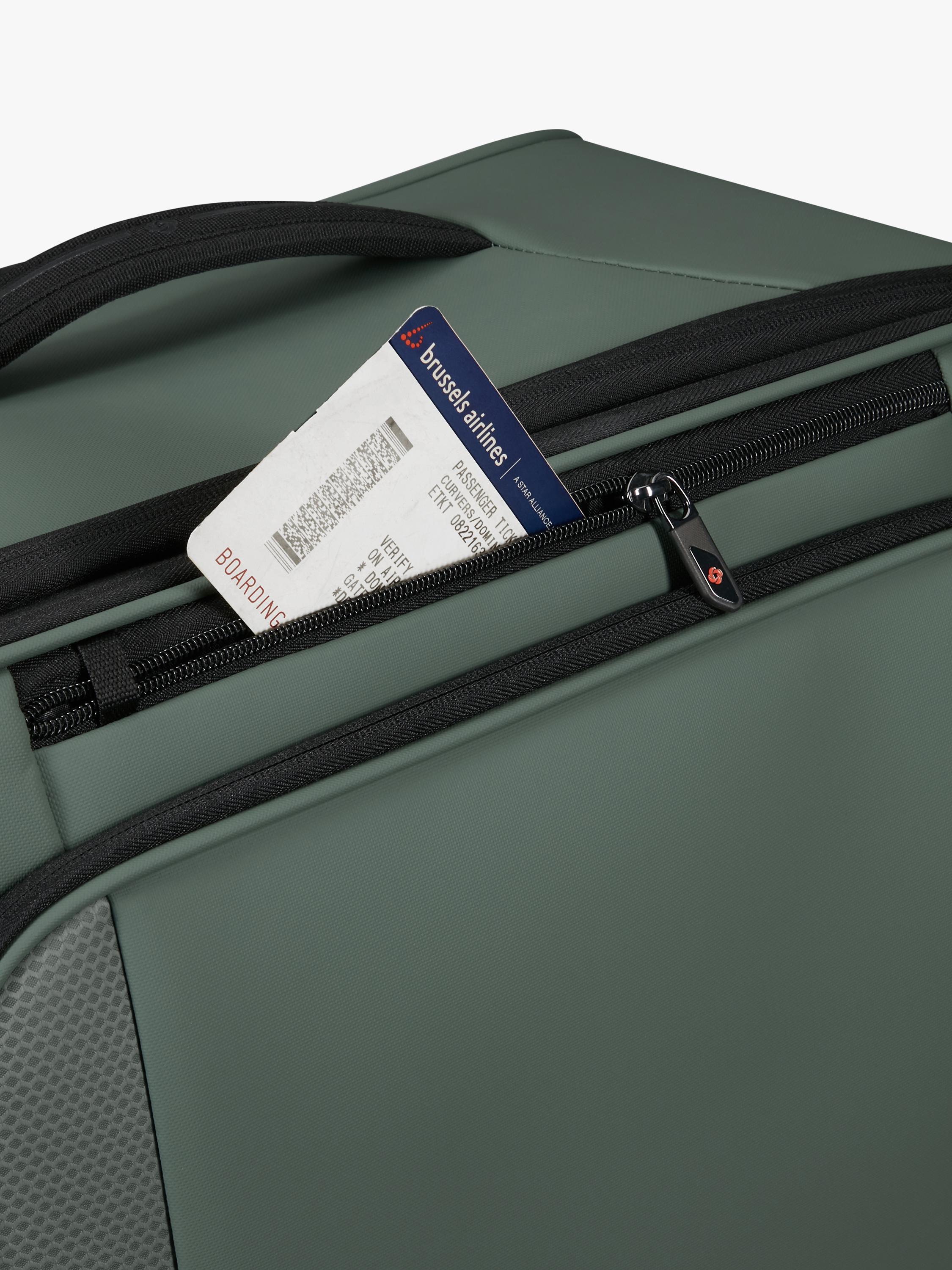 Glazed 84cm Expandable 8-Wheel Suitcase, 160/178L