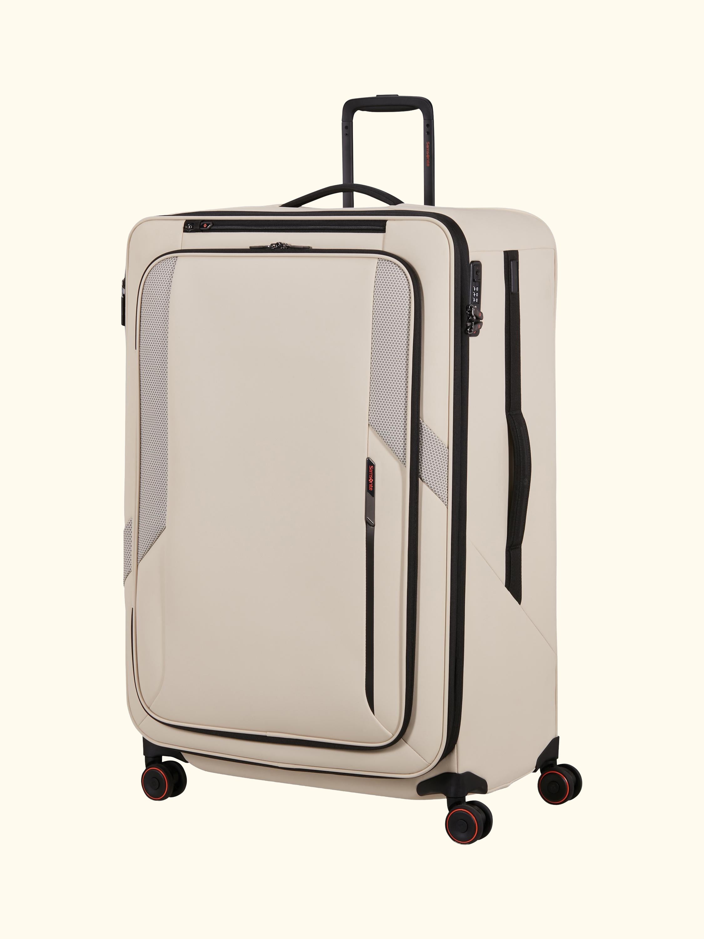 Glazed 84cm Expandable 8-Wheel Suitcase, 160/178L
