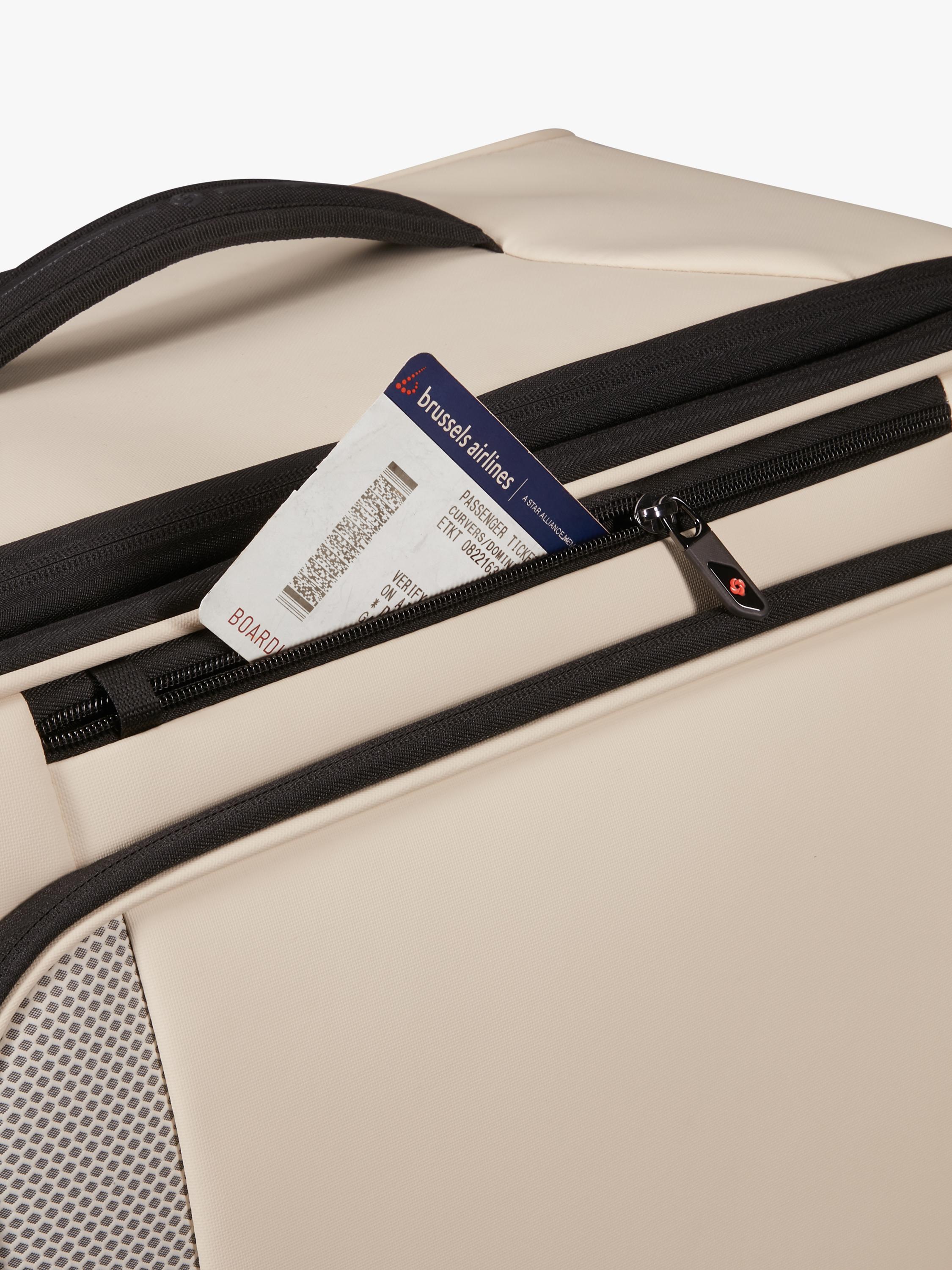 Glazed 84cm Expandable 8-Wheel Suitcase, 160/178L