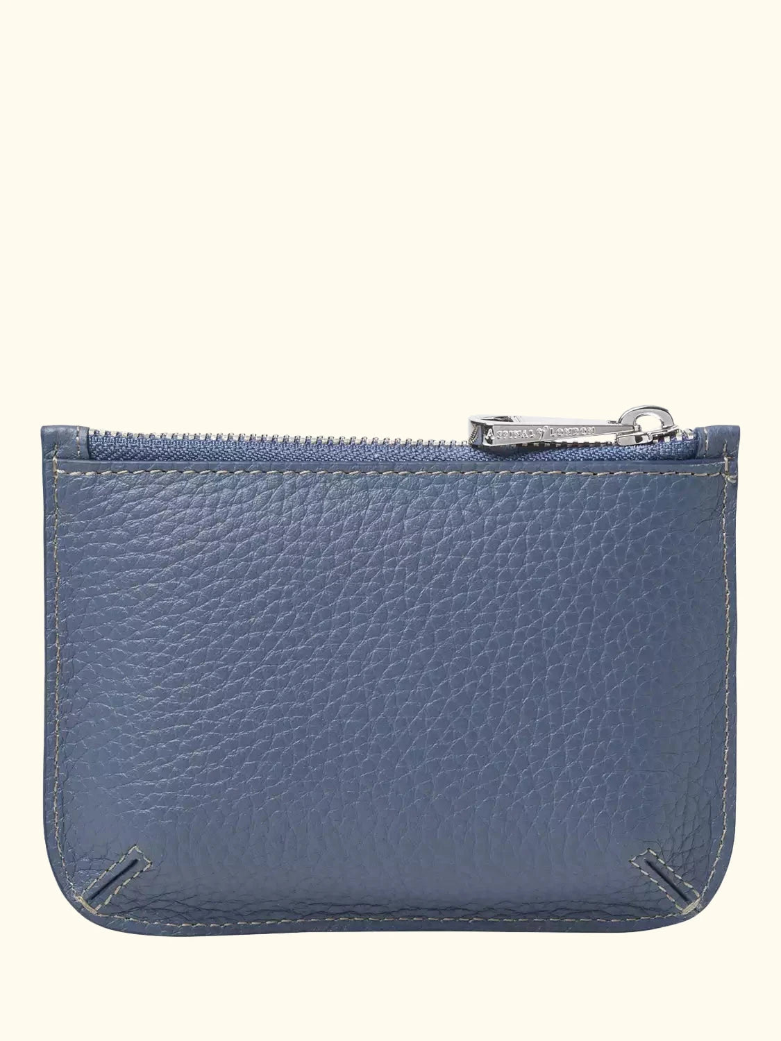 Aspinal of London Small Ella Leather Pouch, Heritage Blue