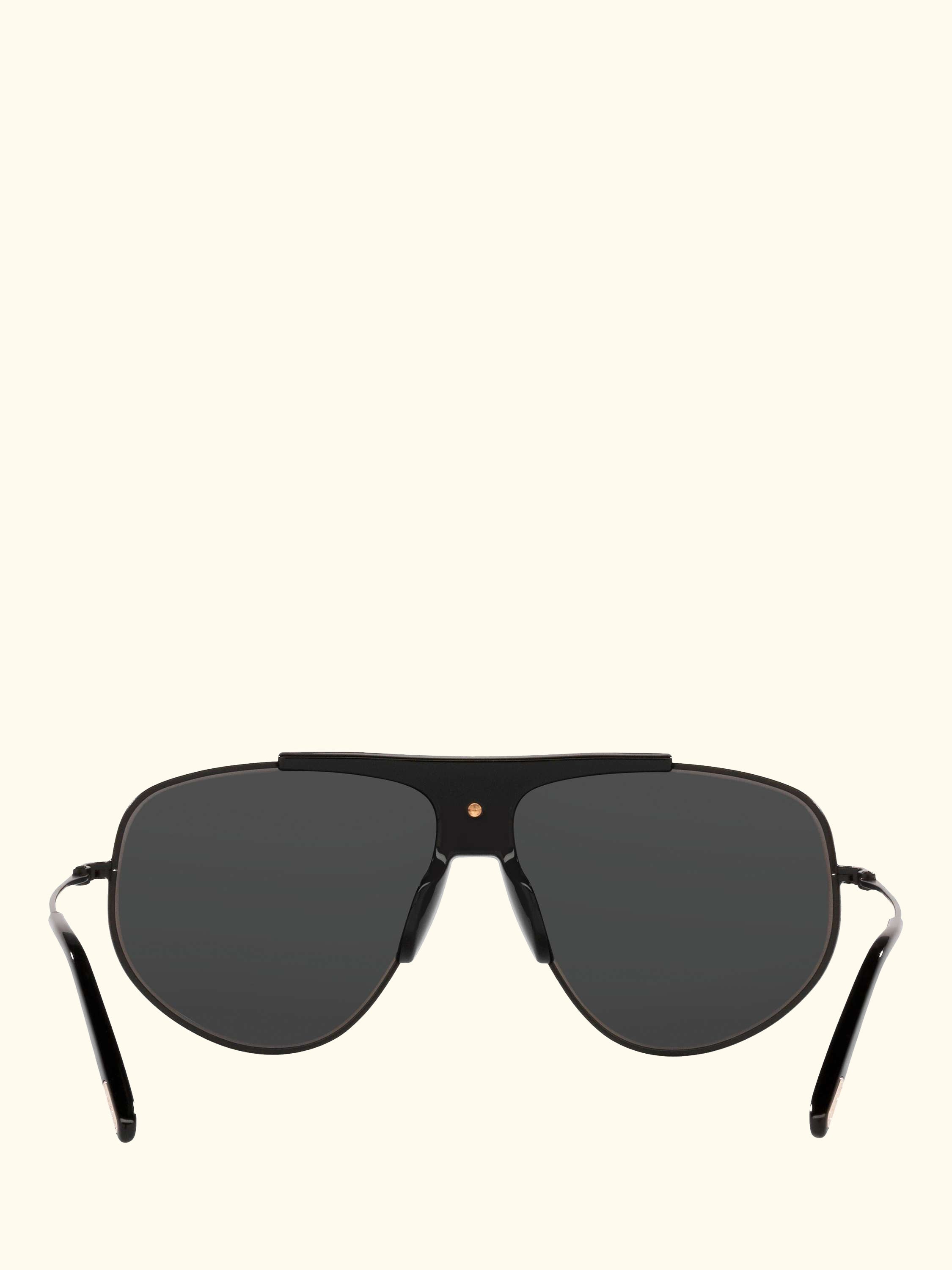 TR001408 Men's Aviator Sunglasses, Matte Black/Black